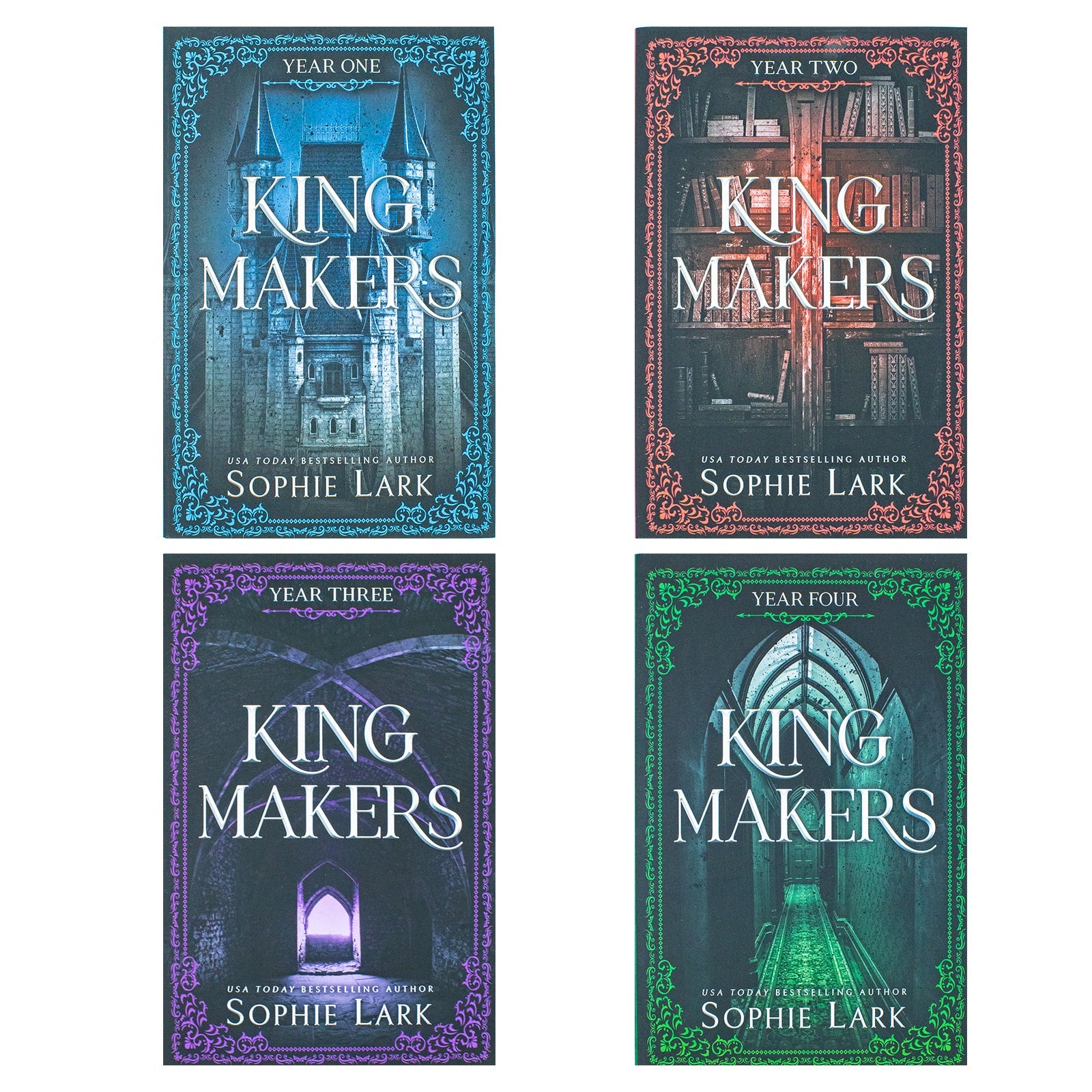 Kingmakers Series 4 Books Collection Set By Sophie Lark (Kingmakers Year One, Kingmakers Year Two and Kingmakers Year Three ,Kingmakers Year Four)