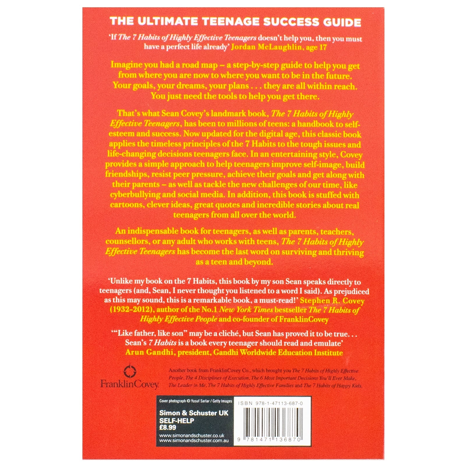 The 7 Habits of Highly Effective Teenagers by Sean Covey | Self-Help Book for Teens on Confidence, Life Skills, Personal Growth, Motivation & Success