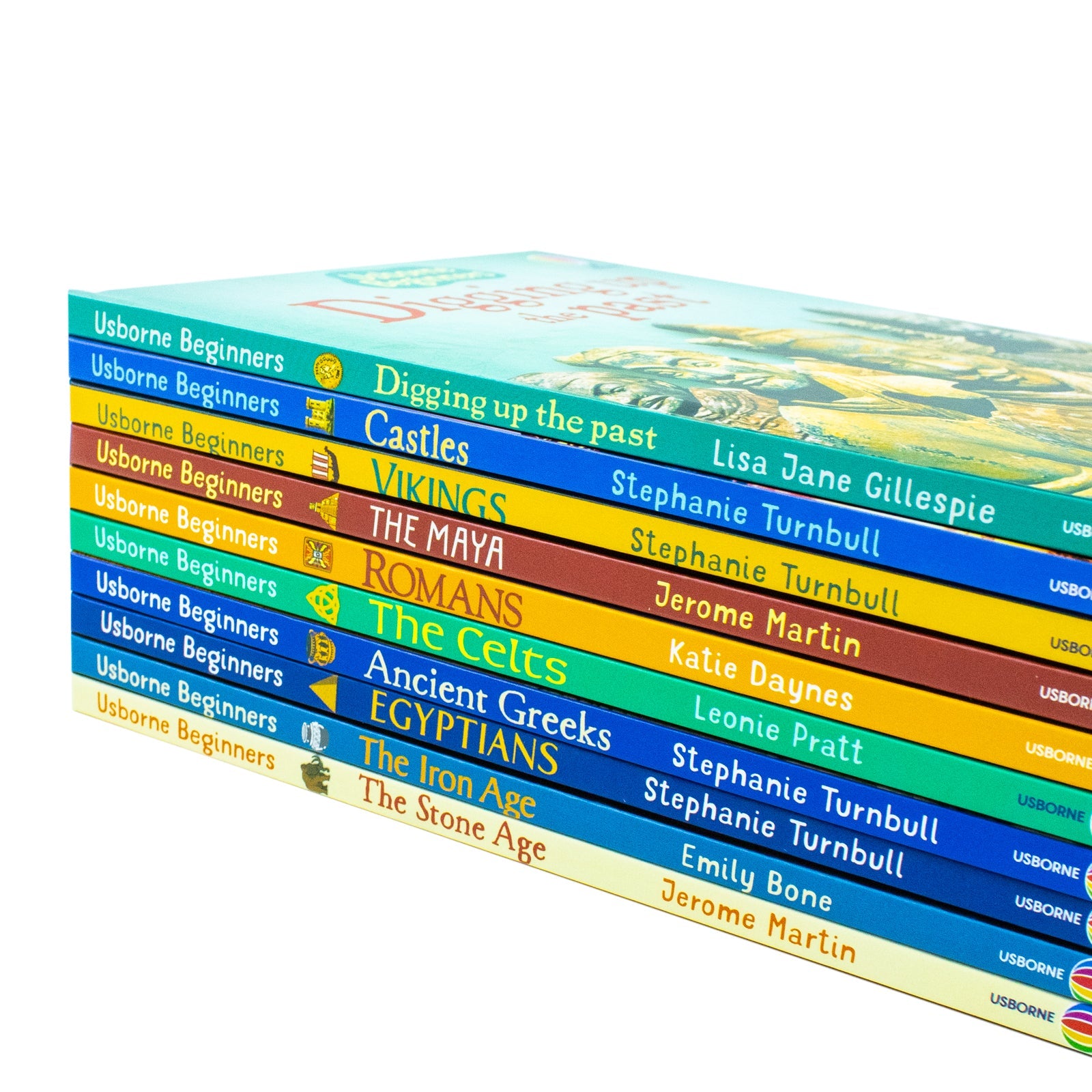 Usborne Beginners History 10 Books Collection Box Set– Educational Children's Books on Stone Age, Iron Age, Ancient Cultures, Artifacts & Fun Learning