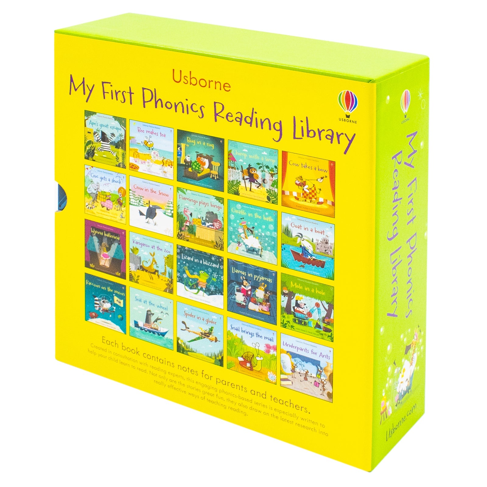 Usborne My First Phonics Reading Library Book Set  20 Books Collection with Free Online Audio  Early Learning & Reading for Kids