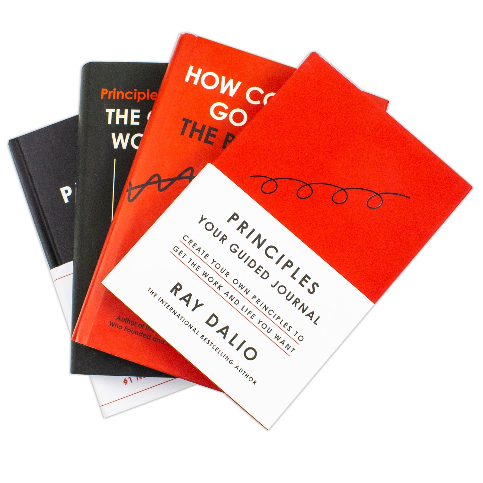 Ray Dalio Collection 4 Books Set (Principles Your Guided Journal, How Countries Go Broke, The Changing World Order, Principles) | Hardcover