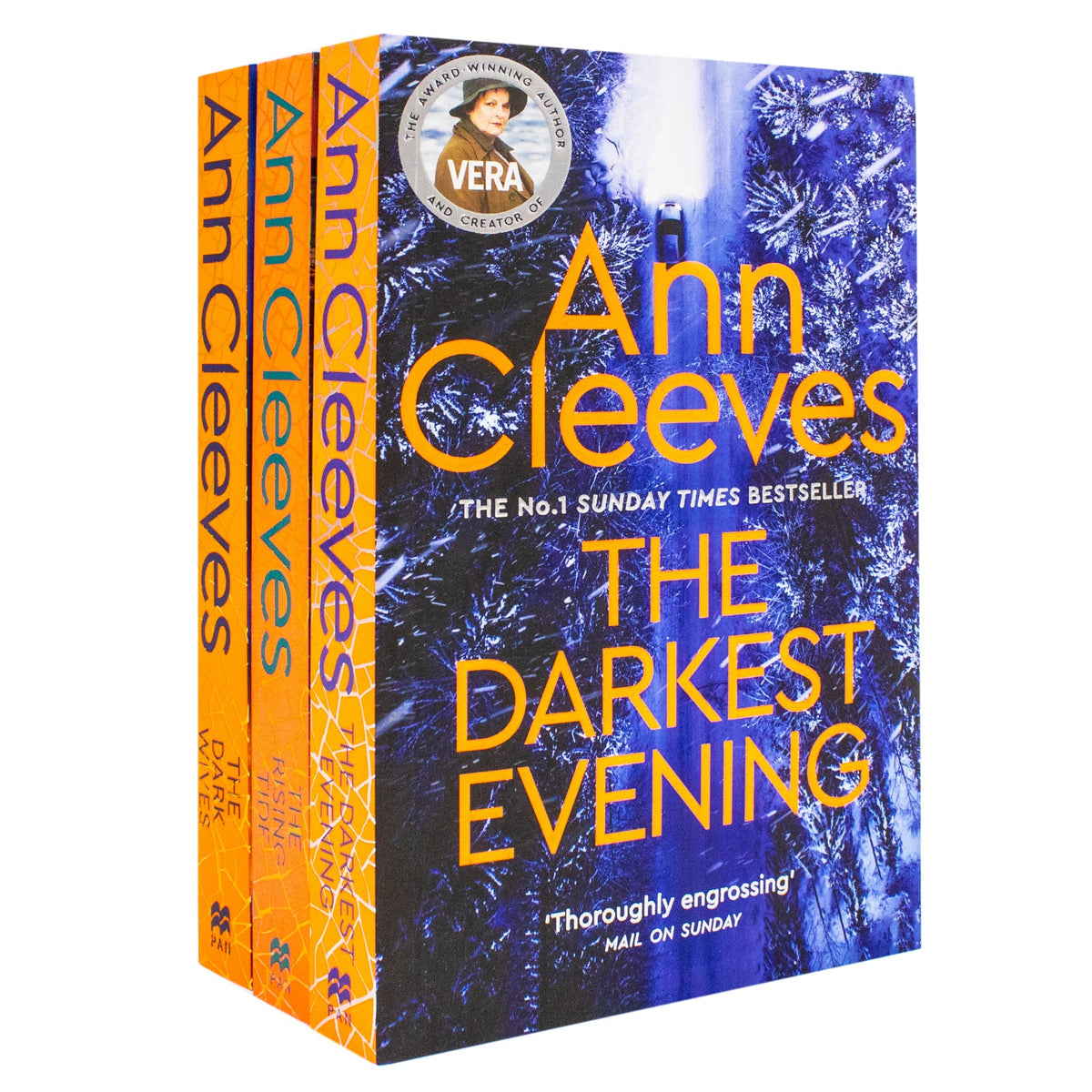 Ann Cleeves 3 Books Collection Set Series by (The Dark Wives, The Darkest Evening, The Rising Tide)| Paperback