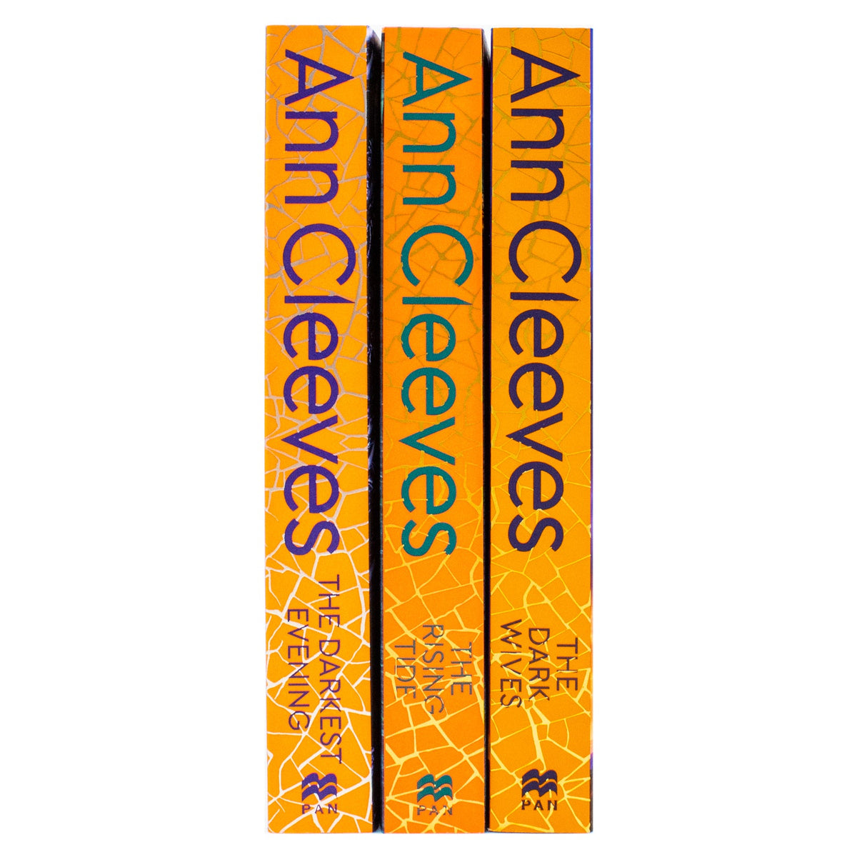 Ann Cleeves 3 Books Collection Set Series by (The Dark Wives, The Darkest Evening, The Rising Tide)| Paperback