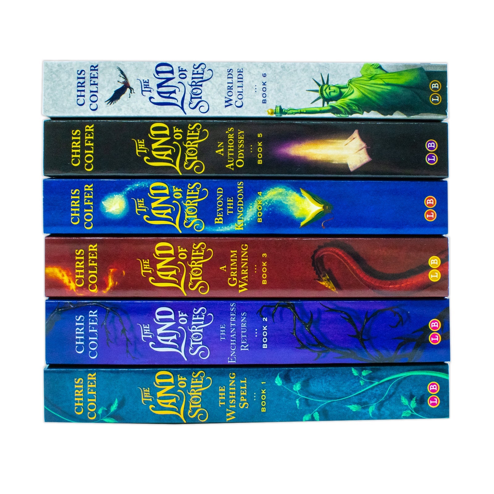 The Land Of Stories 6 Book Series Collection Deluxe Box Set by Chris Colfer|Magical Children's Fantasy Adventure| Middle Grade Books for Young Readers
