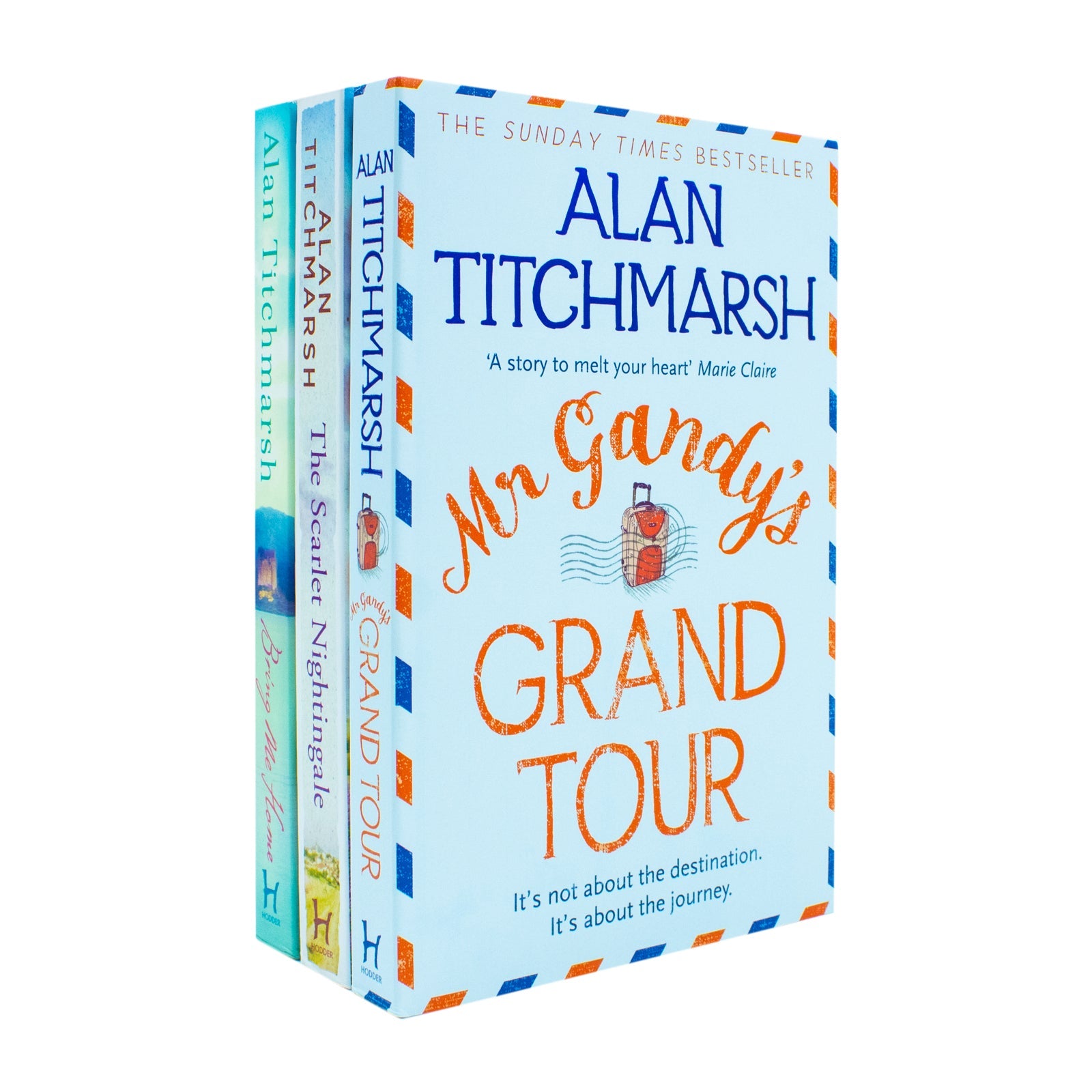 Alan Titchmarsh 3 Books Collection Set Mr Gandy's Grand Tour Paperback