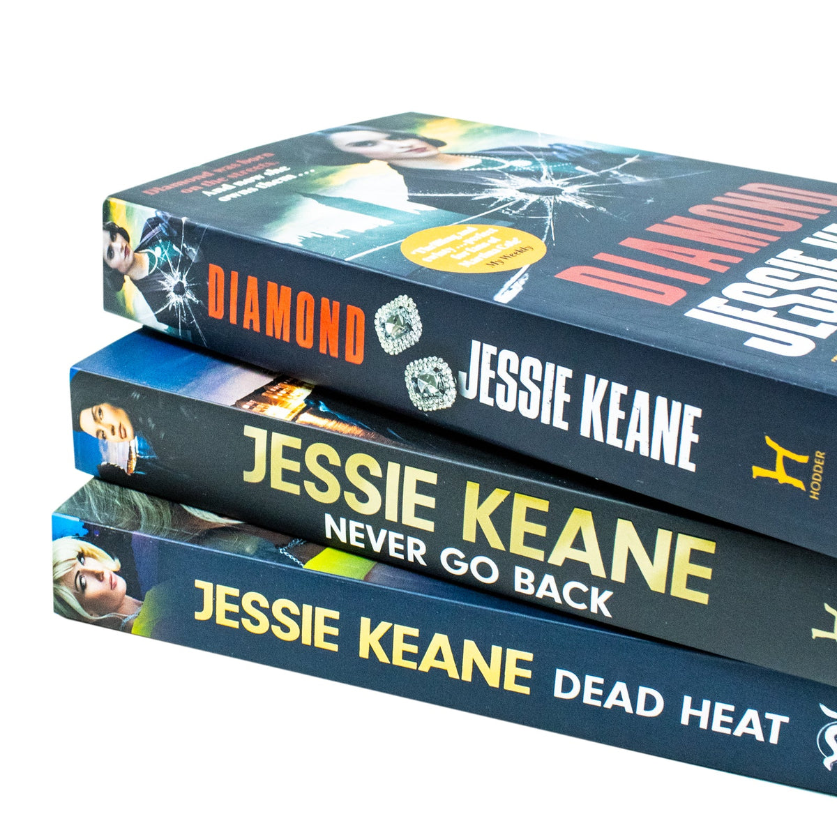 Jessie Keane 3 Books Set ( Dead Heat, Never Go Back, Diamond )