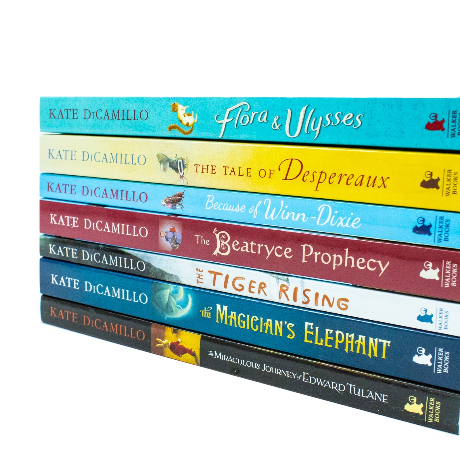 Kate DiCamillo 7 Book Set – Edward Tulane, Tiger Rising & More – Beloved Children's Fiction for Young Readers, Imaginative Stories, Great Gift Idea