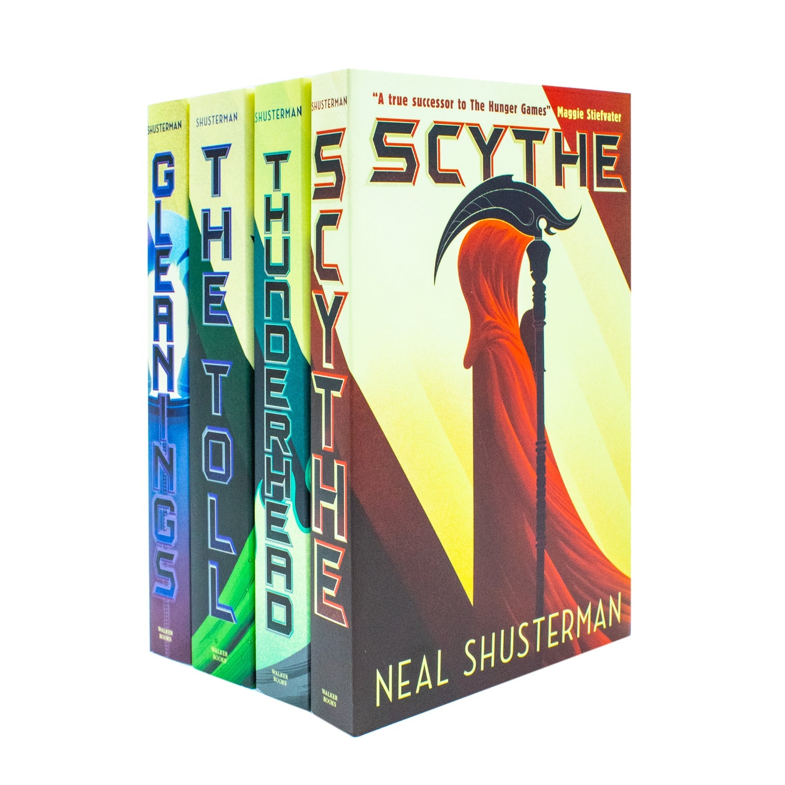 Arc of a Scythe 4-Book Box Set by Neal Shusterman | Young Adult Dystopian Fiction Series | Scythe, Thunderhead, The Toll, Gleanings | Must-Read Novels