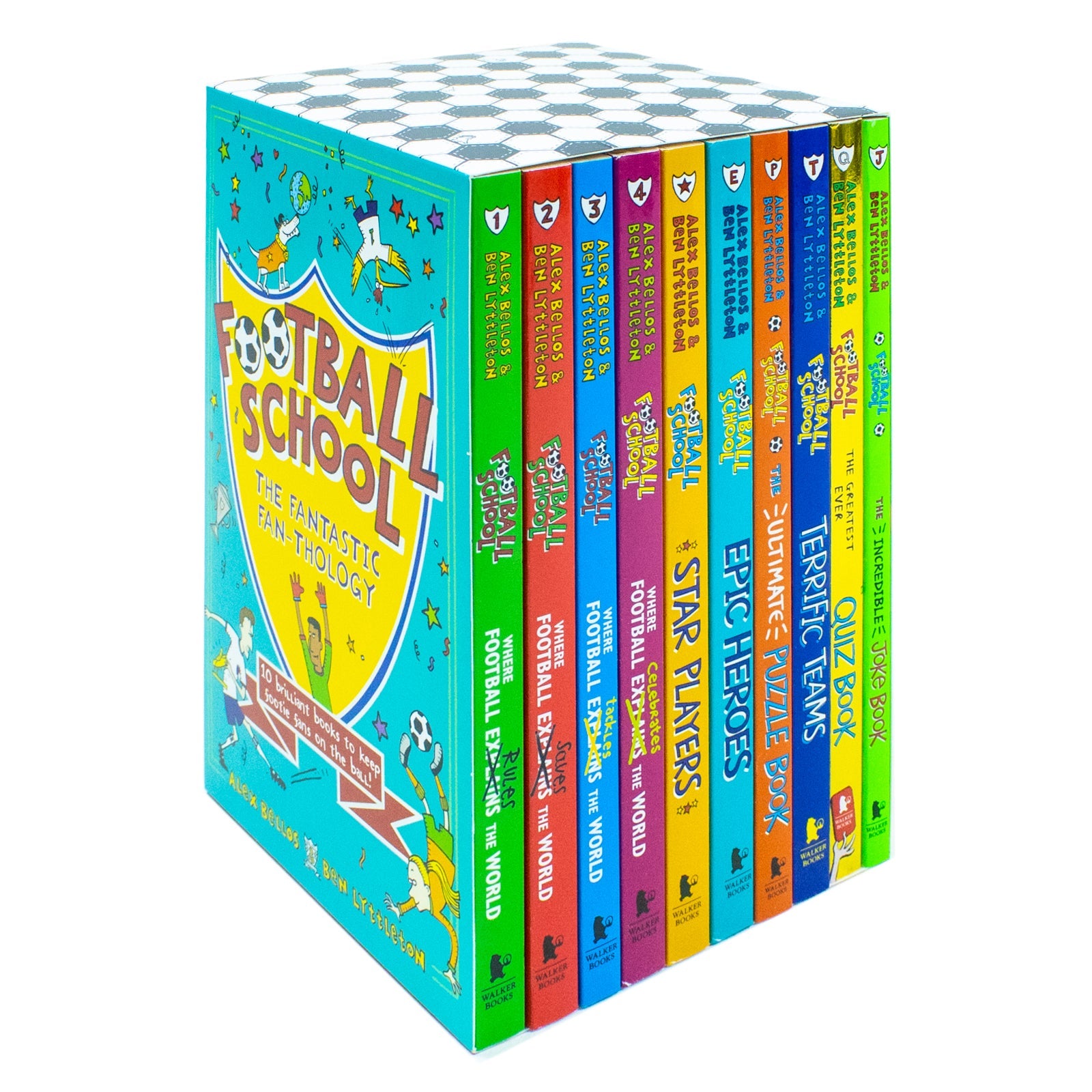 Football School 10 Book Collection Box Set by Alex Bellos| Fun & Educational Kids' Books on Football, Learning, Sports, Reading & Stories for Children