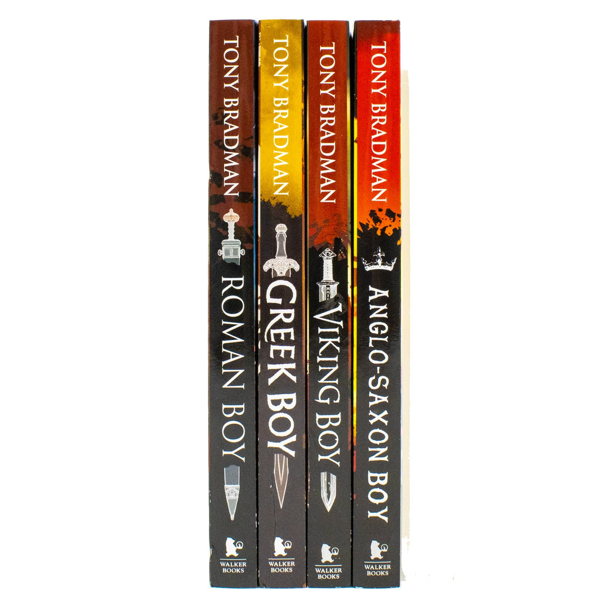 Viking Boy Series 4 Books Collection Set by Tony Bradman (Viking Boy, Greek Boy, Anglo-Saxon Boy & Roman Boy) | Paperback