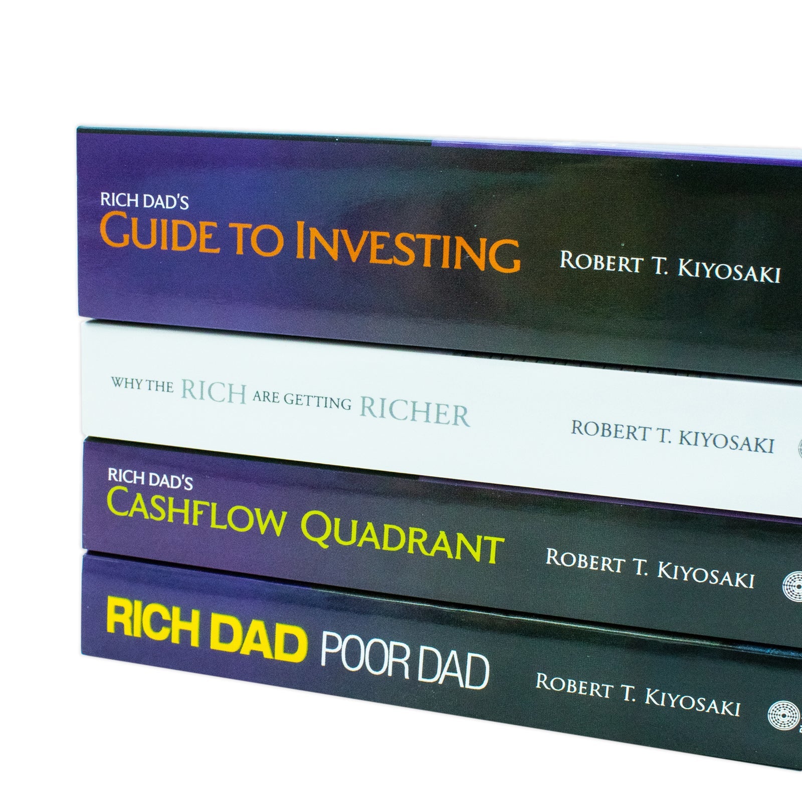 Robert T. Kiyosaki 4 Books Collection Set (Rich Dad Poor Dad, Cashflow Quadrant, Guide to Investing, Why the Rich are getting Richer)