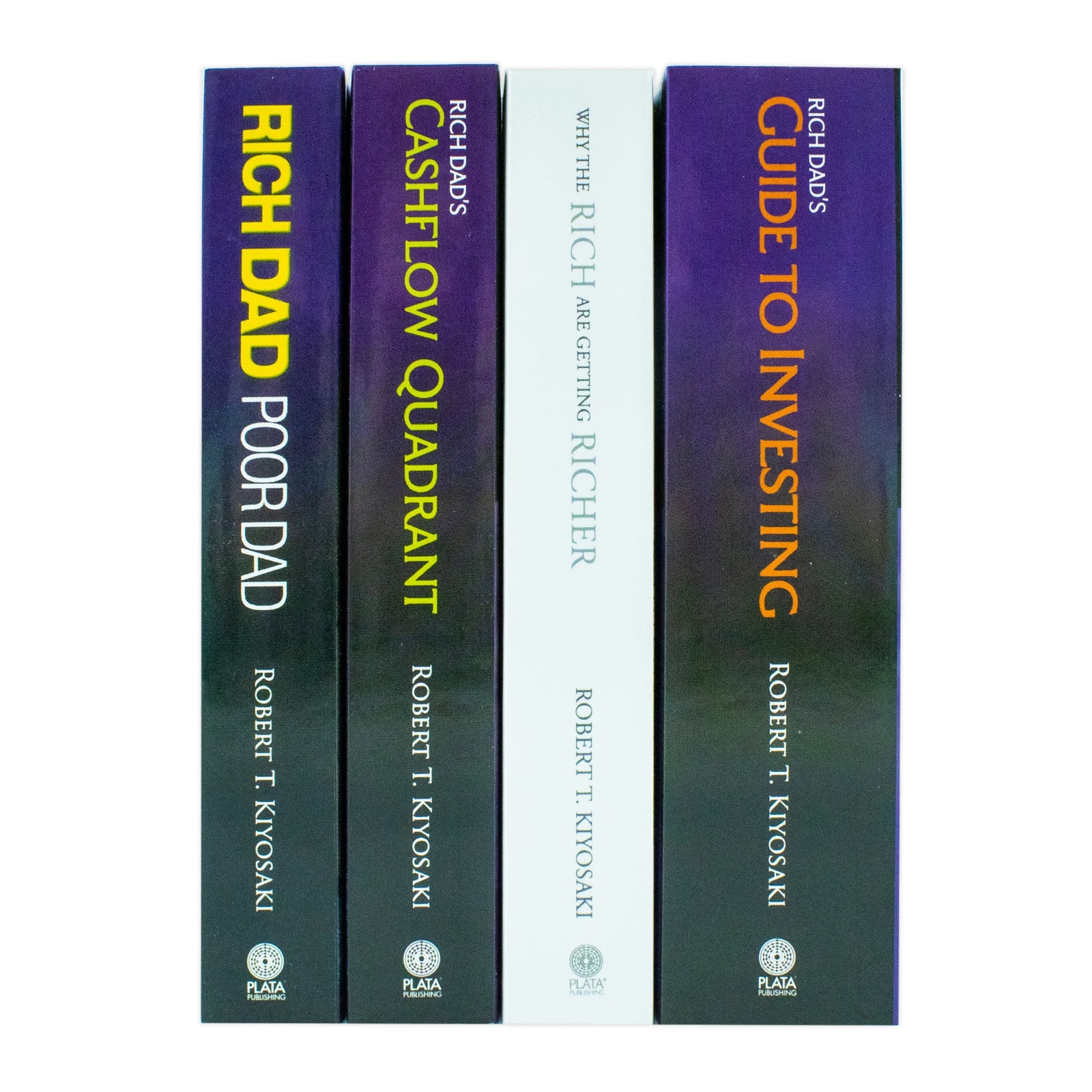 Robert T. Kiyosaki 4 Books Collection Set (Rich Dad Poor Dad, Cashflow Quadrant, Guide to Investing, Why the Rich are getting Richer)