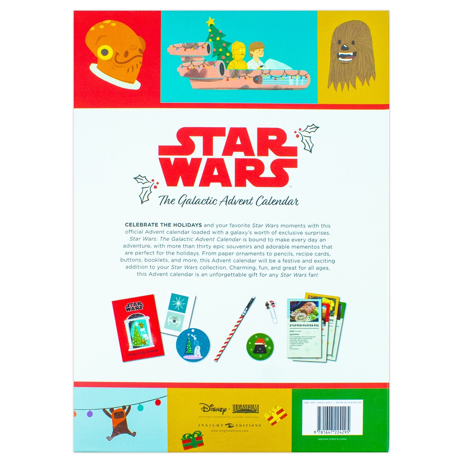 Star Wars: The Galactic Advent Calendar: 25 Days of Surprises With Booklets, Trinkets, and More! (Official Star Wars 2021 Advent Calendar, Countdown to Christmas)