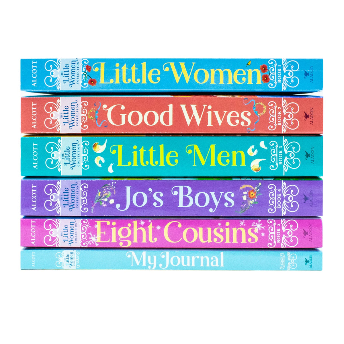 Little Women, Louisa May Alcott Family Favourites Collection: 5 Books Boxed Set with Postcards & Journal