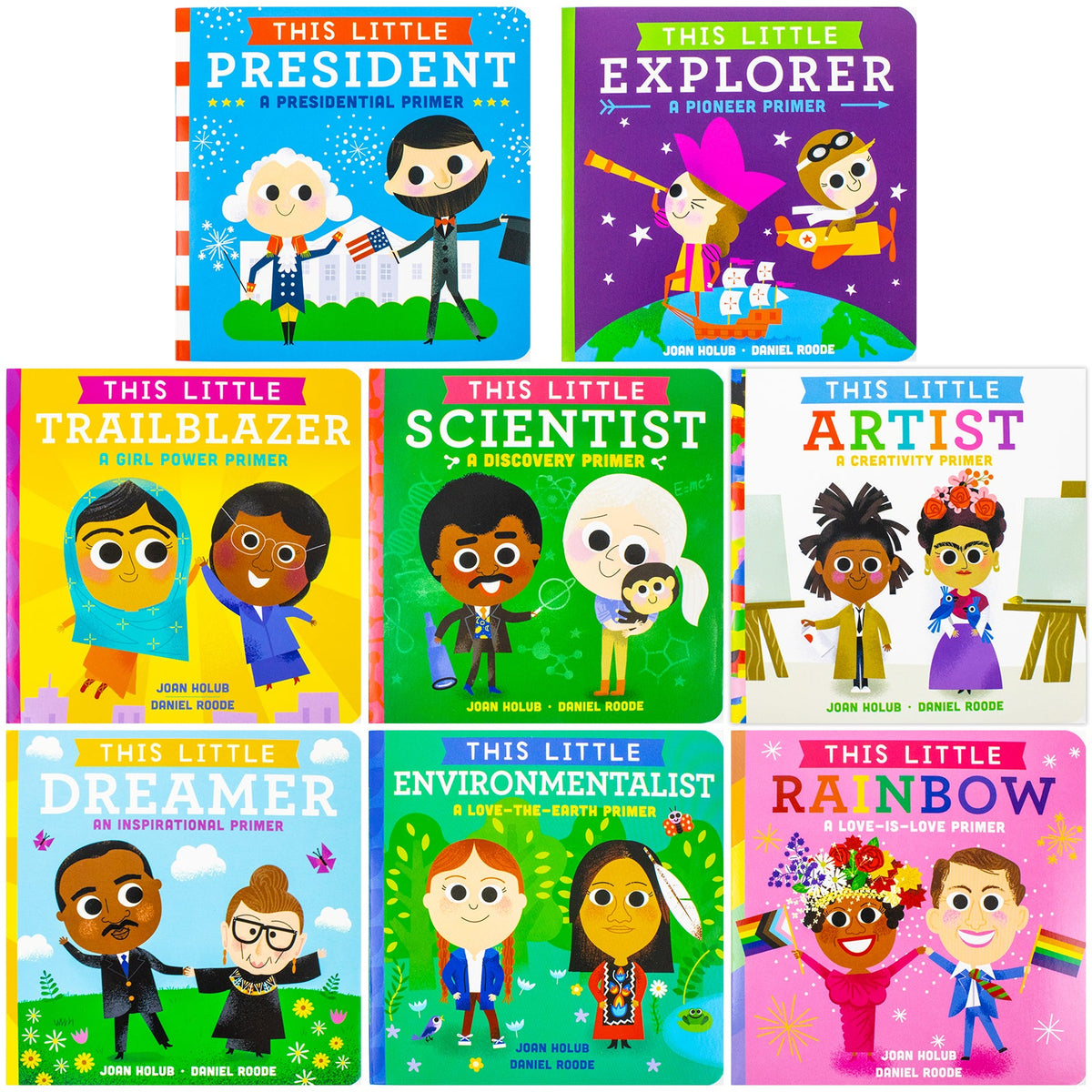 This Little Inspiration An Empowering  8 Book Collection Set by Joan Holub, Daniel Roode | Boardbook