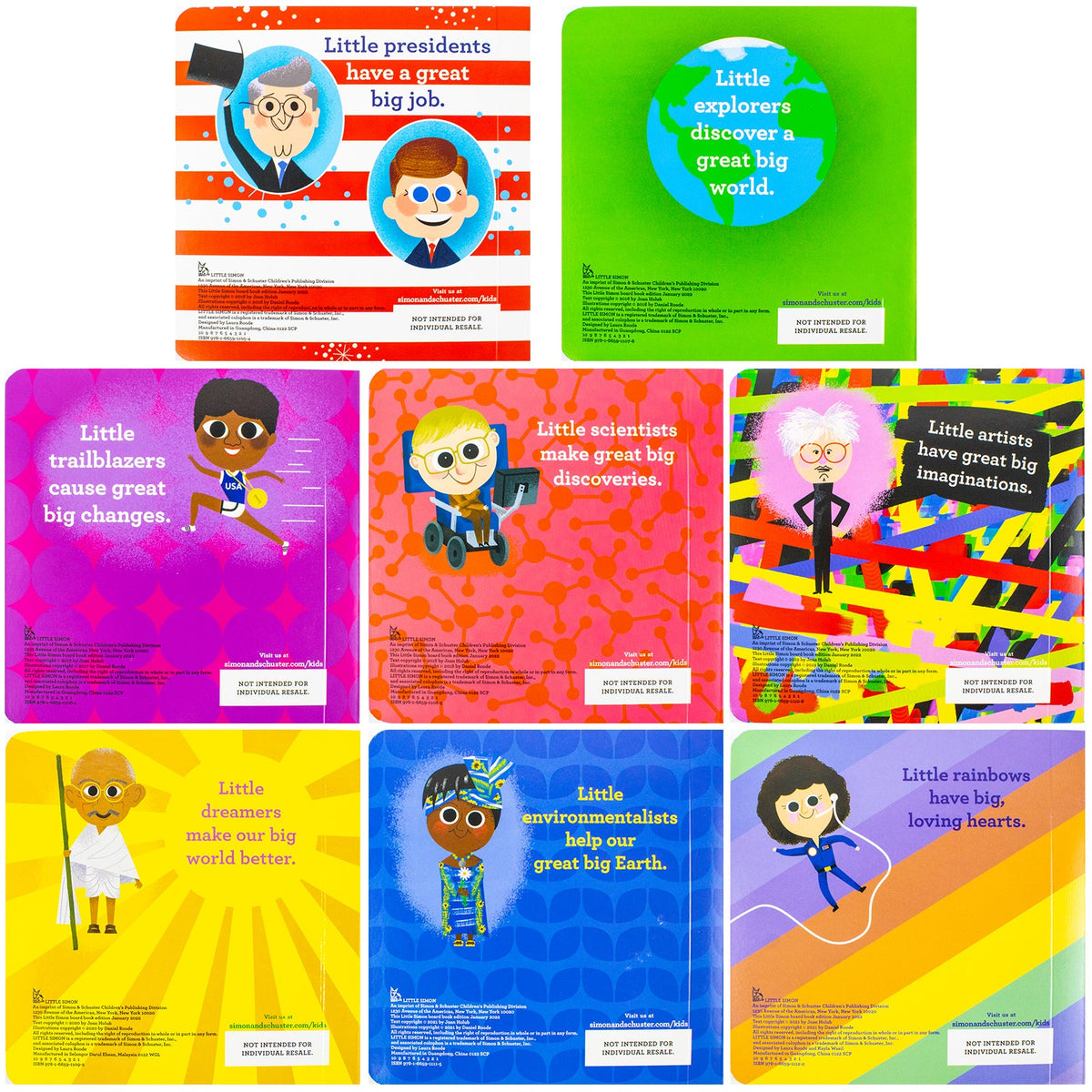 This Little Inspiration An Empowering  8 Book Collection Set by Joan Holub, Daniel Roode | Boardbook
