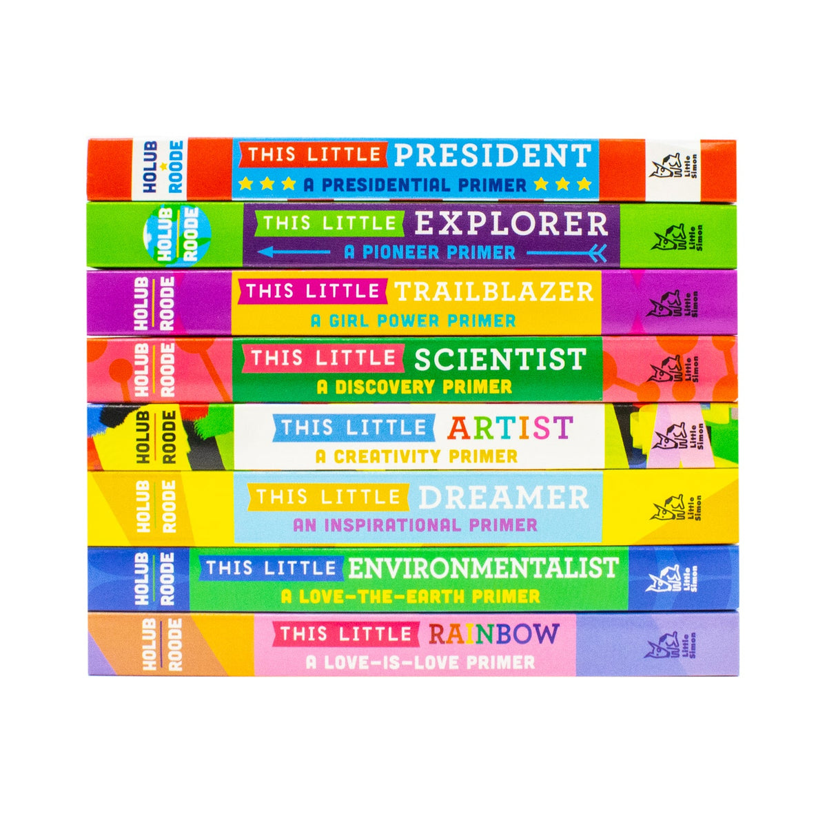 This Little Inspiration An Empowering  8 Book Collection Set by Joan Holub, Daniel Roode | Boardbook