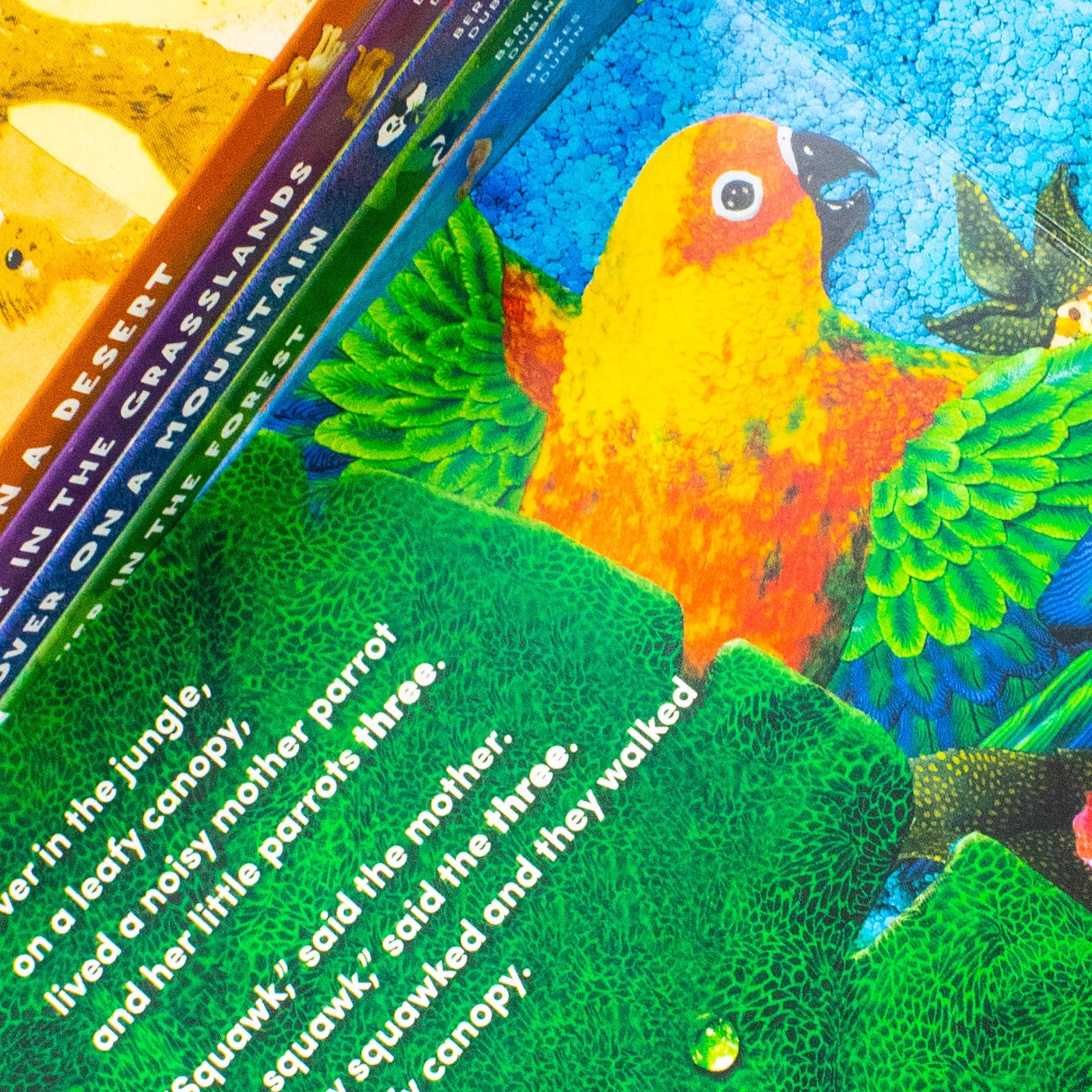 Our World Our Home Little Library 8 Board Book Collection Set by Marianne Berkes (Over on the Farm, in the Ocean, in a River, in the Forest, on a Mountain, in the Grasslands, on a Desert & in the Jungle)