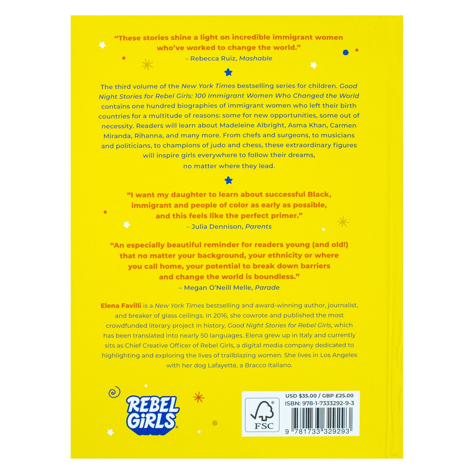 Good Night Stories for Rebel Girls – 100 Immigrant Women Who Changed the World, Inspiring Biographies for Kids & Teens, Empowering Female Role Models