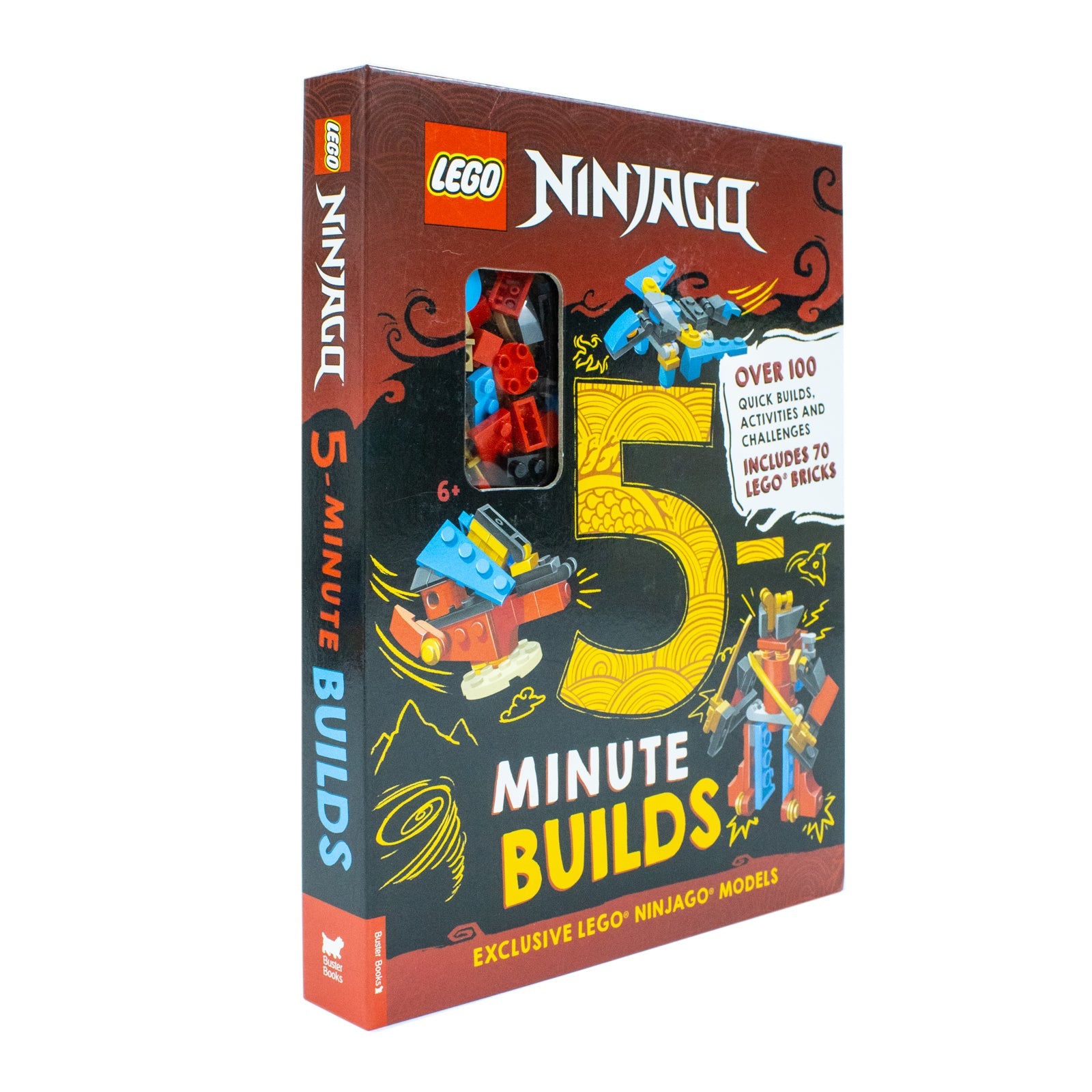 LEGO NINJAGO: Five-Minute Builds (with 70 LEGO bricks)