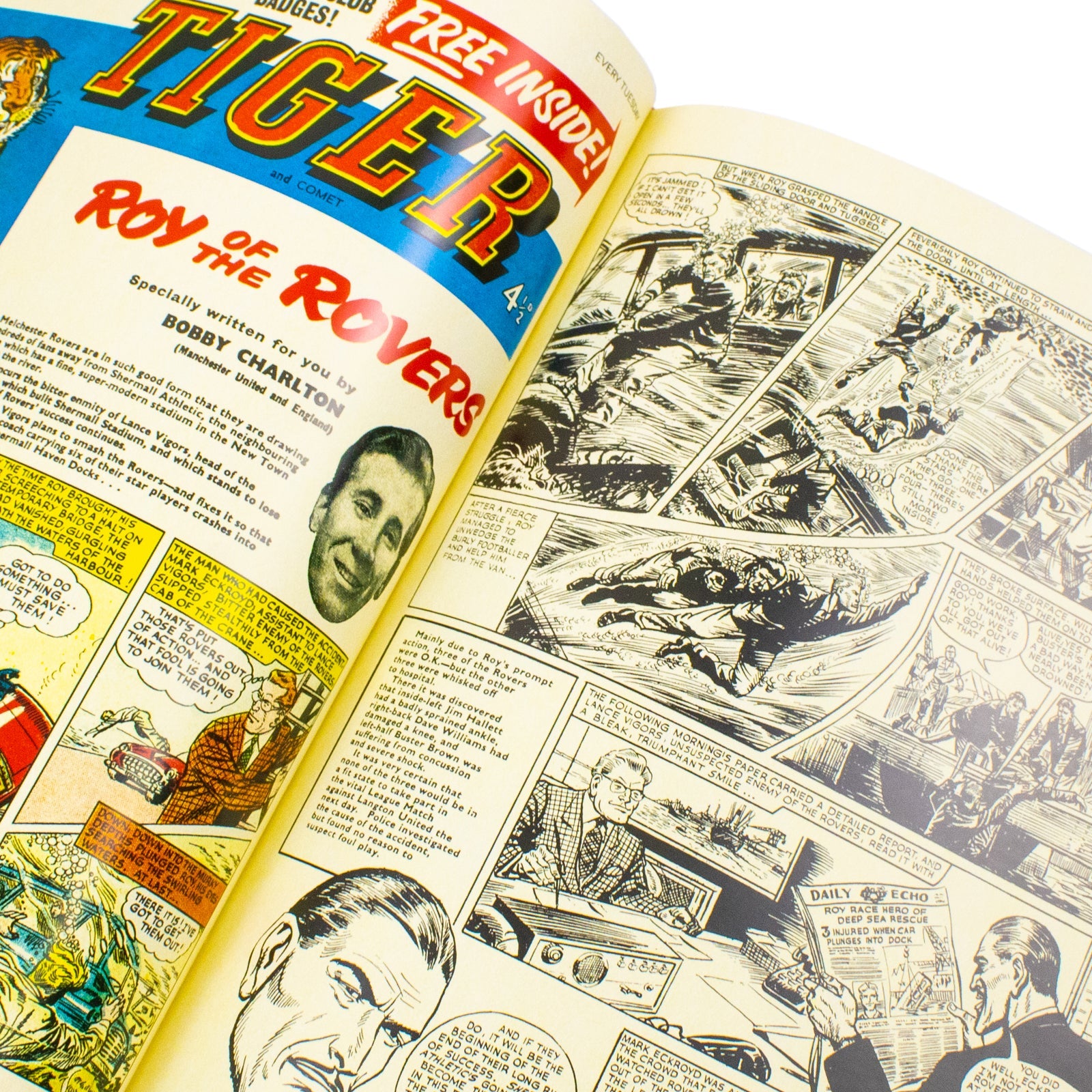 Roy of the Rovers: Best of the ’60s by Derek Birnage – Timeless Football Tales from a Classic Decade | Hardcover