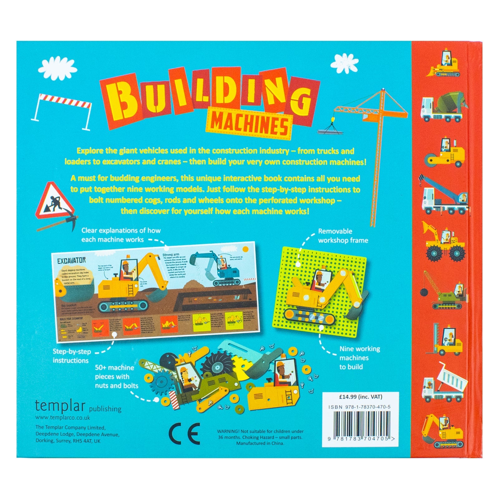 Explore Building Machines by Ian Graham, A Hardback Engineering Book for Kids Ages 8+ to Dive into Creativity