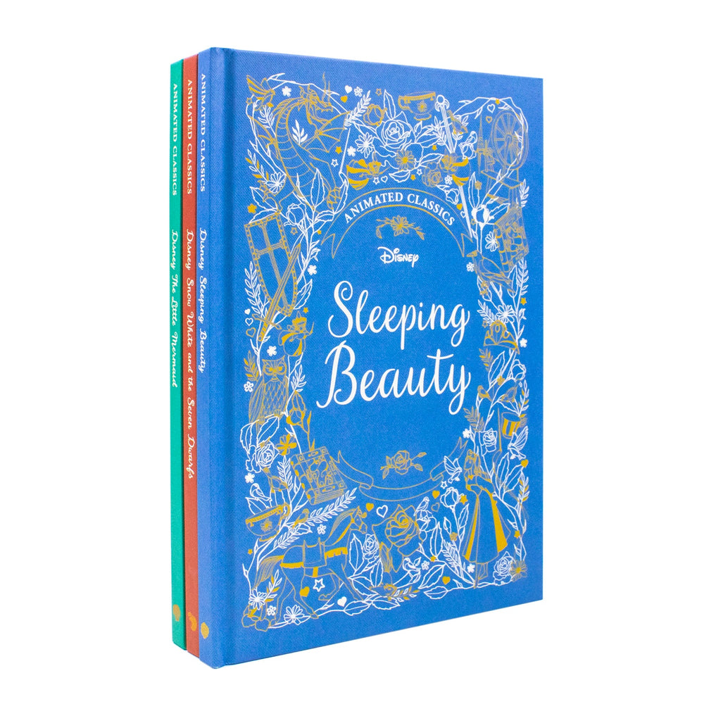 Disney Animated Classics 3 Books Collection Set (Disney The Little Mer