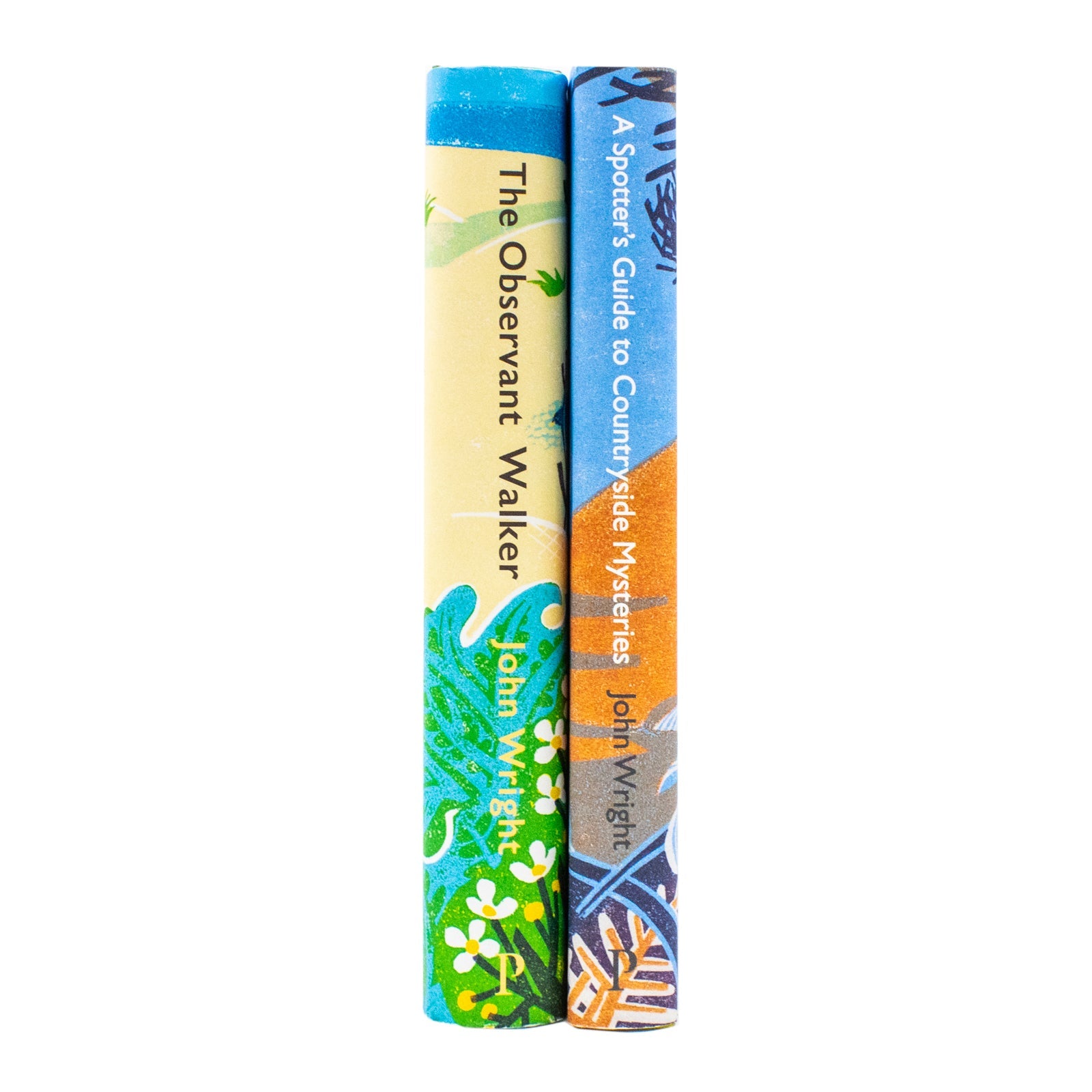John Wright 2 Book Set: The Observant Walker & A Spotters Guide to Countryside Mysteries – Discover Natures Hidden Secrets & Mysteries (Hardback)
