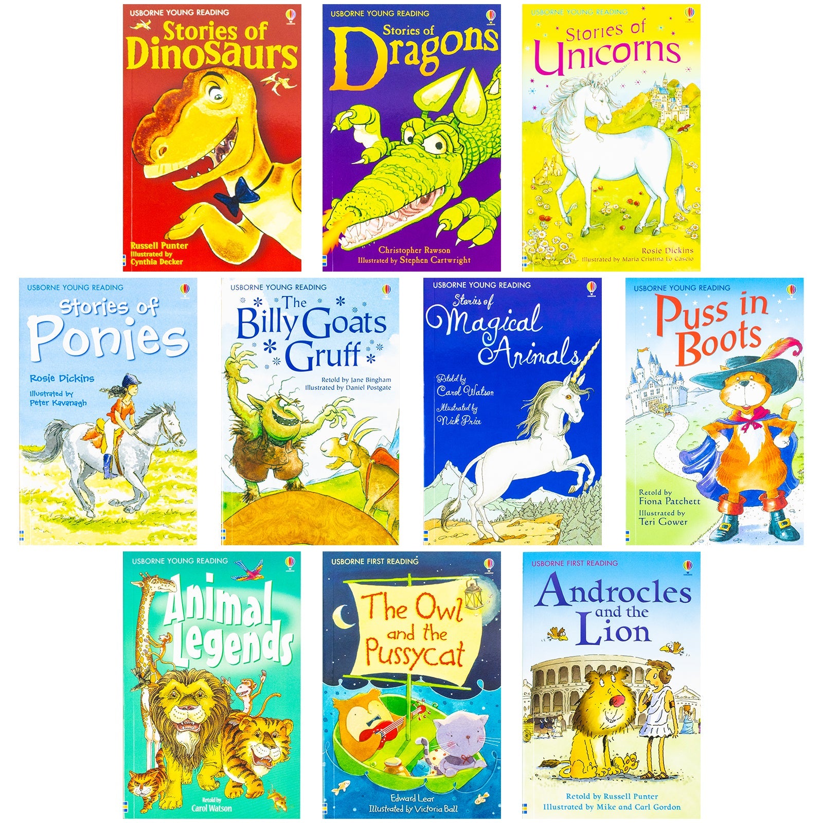 Usborne My Animal Stories Reading Library 30-Book Collection Box Set – Educational & Fun Animal Tales for Young Readers, Perfect for Kids' Learning