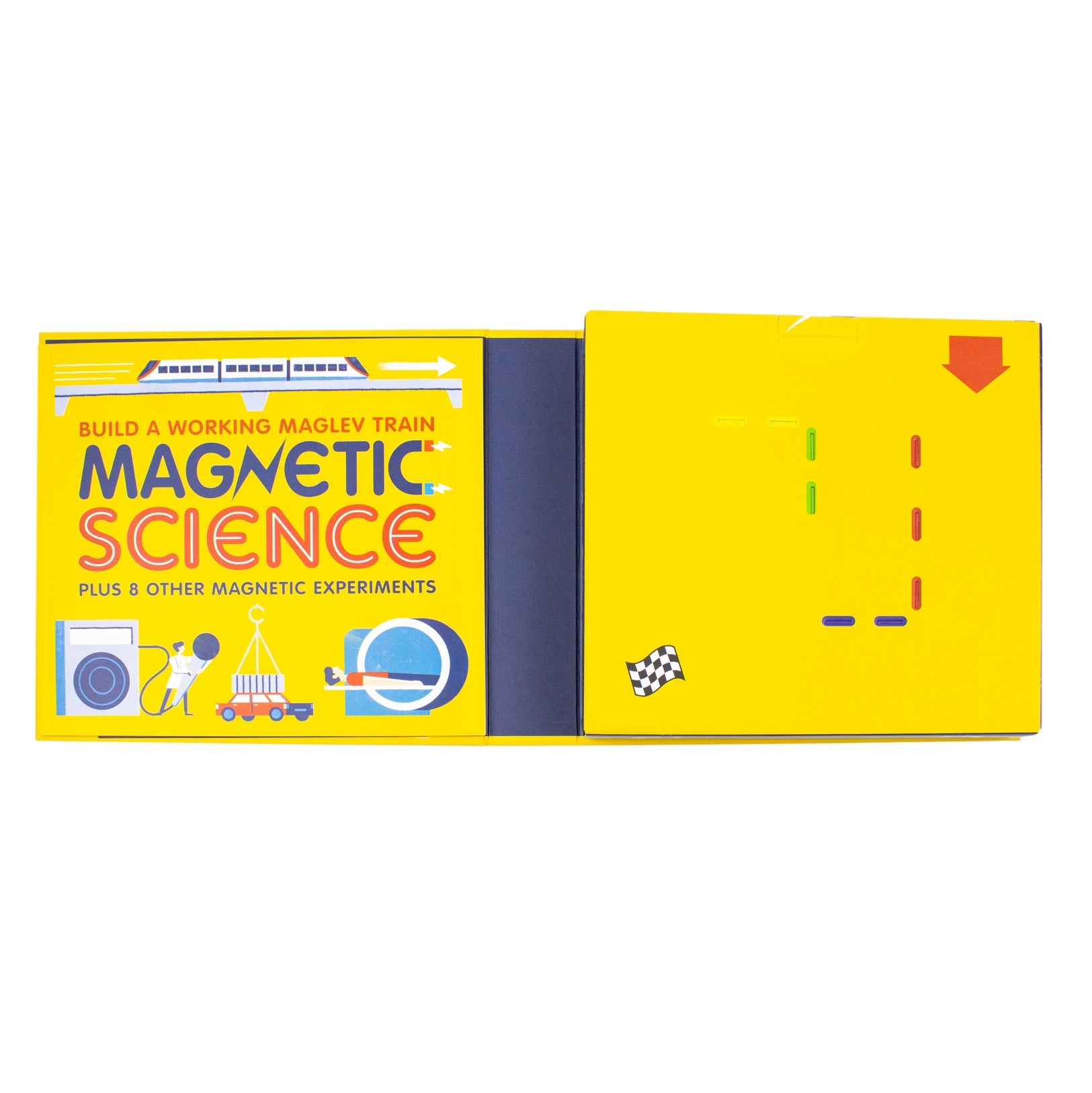 Magnetic Science – Build a Maglev Train and 8 Magnetic Experiments | STEM Learning Set for Kids