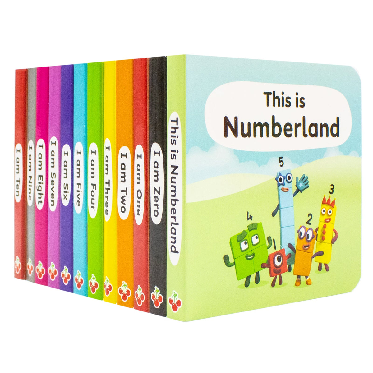 Numberblocks 12 Mini Board Books Collection Carry Case – Early Learning Counting Books for Preschool & Travel
