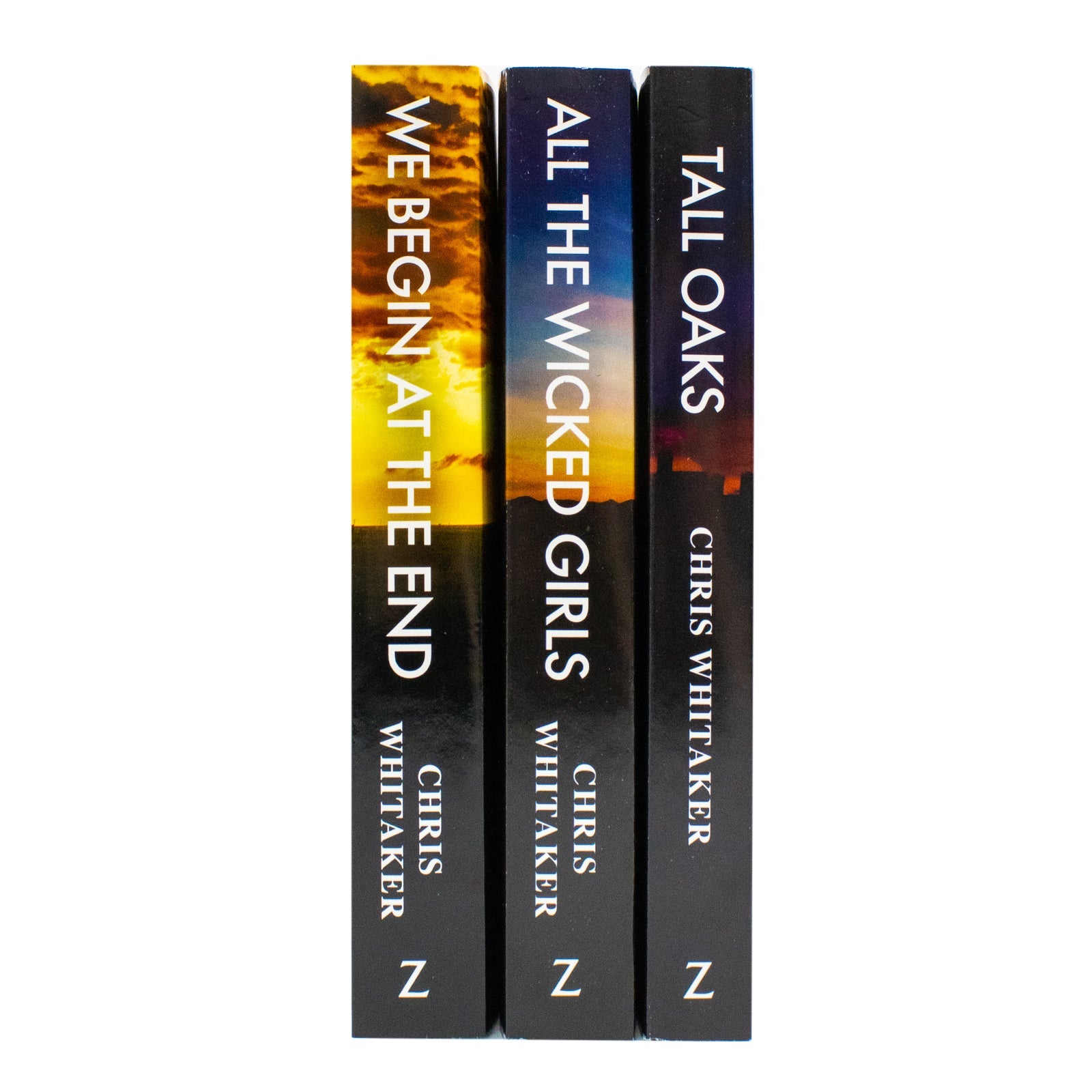Chris Whitaker 3-Book Set – We Begin at the End, Tall Oaks, All The Wicked Girls |Thriller, Mystery, Drama Fiction Collection for Ages 12+