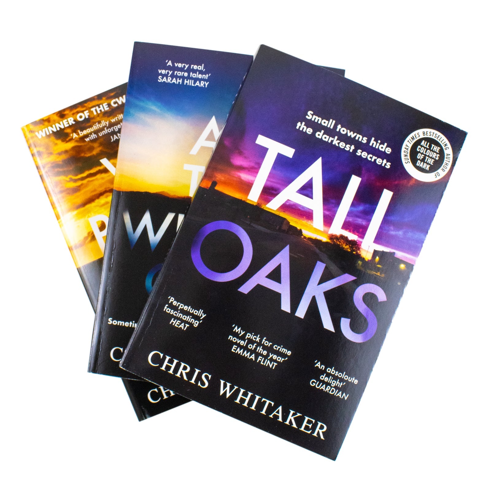 Chris Whitaker 3-Book Set – We Begin at the End, Tall Oaks, All The Wicked Girls |Thriller, Mystery, Drama Fiction Collection for Ages 12+