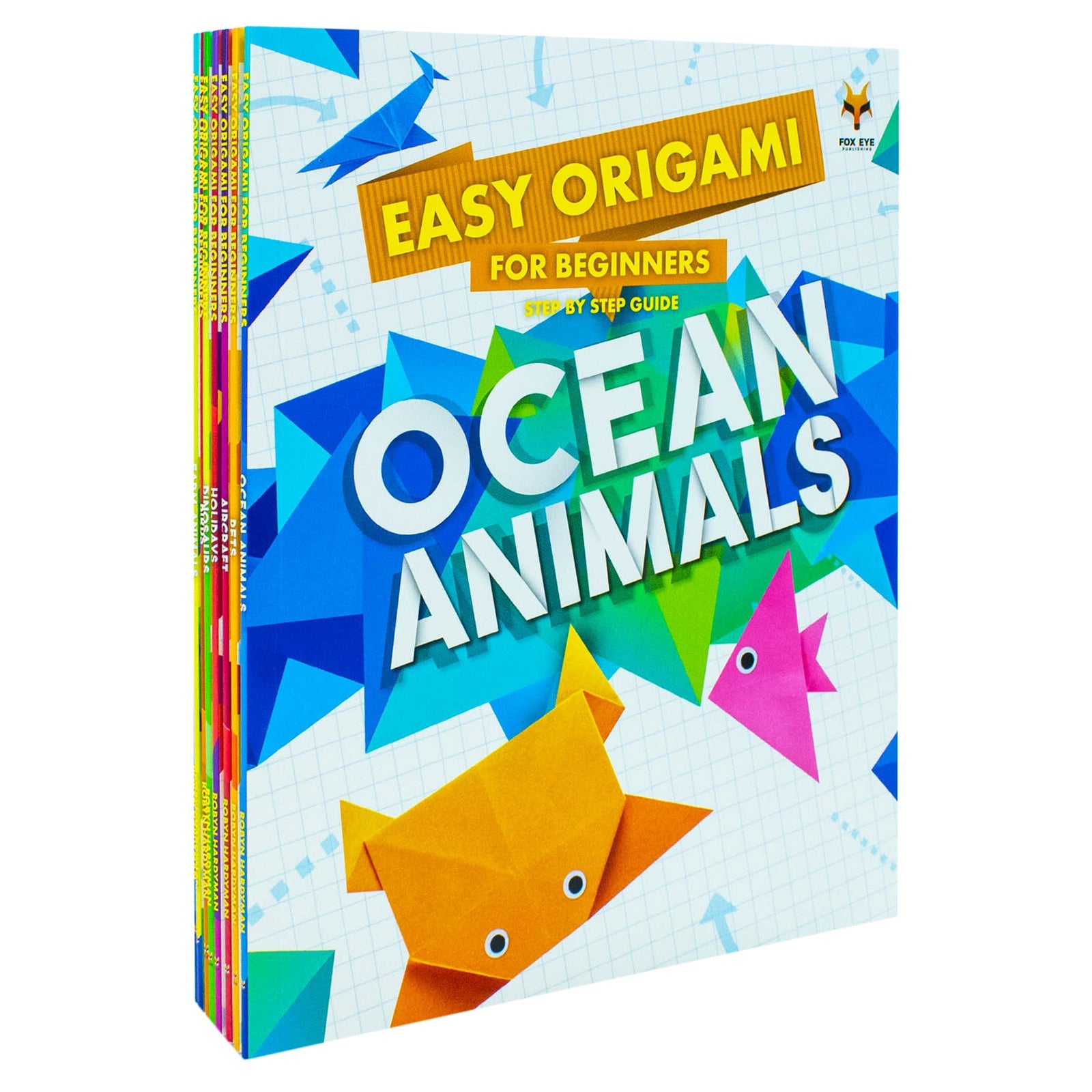 Step-by-Step Guide to Easy Origami for Beginners – 8 Book Set: Fun Paper Crafts for Kids with Birds, Dinosaurs, Pets, Animals & Creative Activities