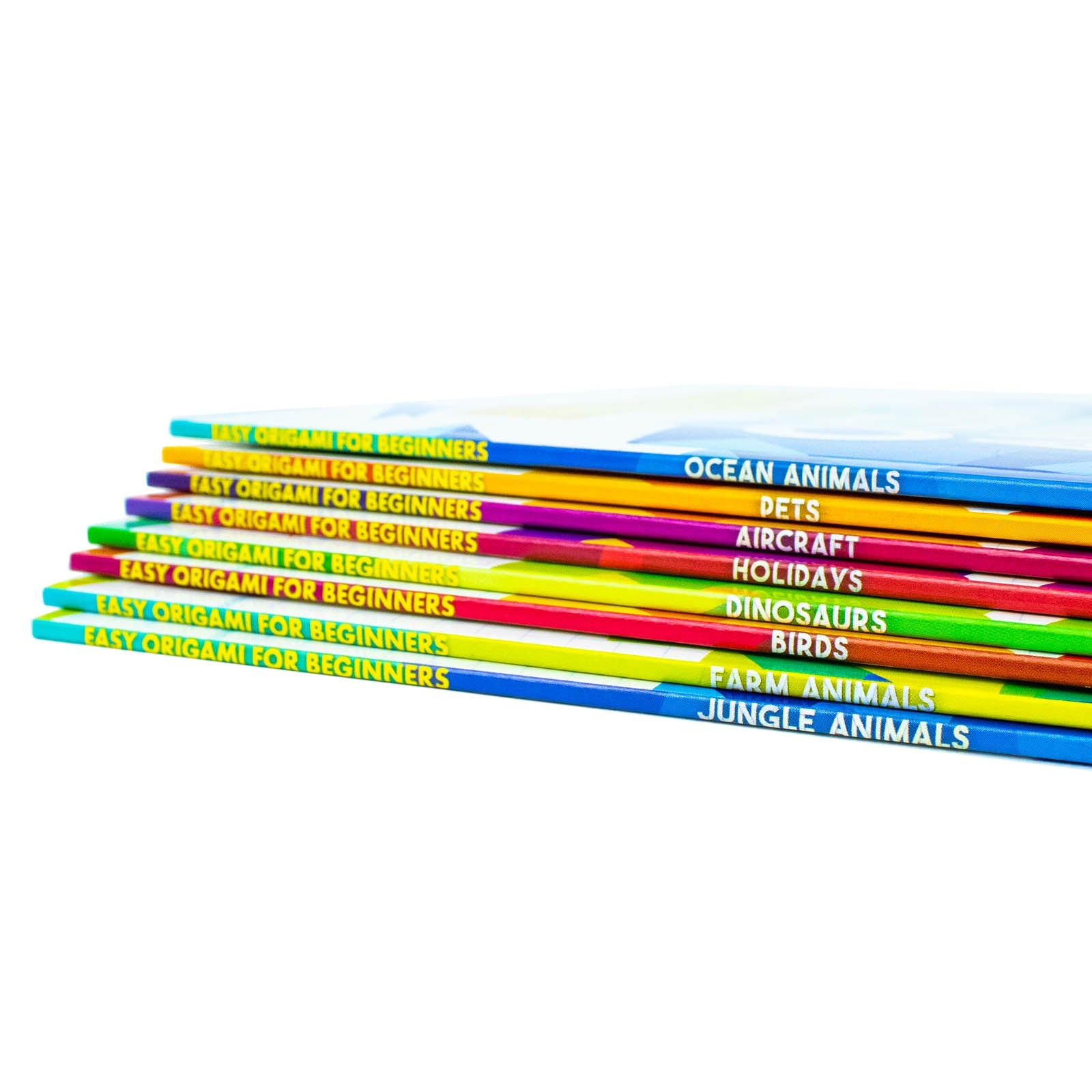 Step-by-Step Guide to Easy Origami for Beginners – 8 Book Set: Fun Paper Crafts for Kids with Birds, Dinosaurs, Pets, Animals & Creative Activities