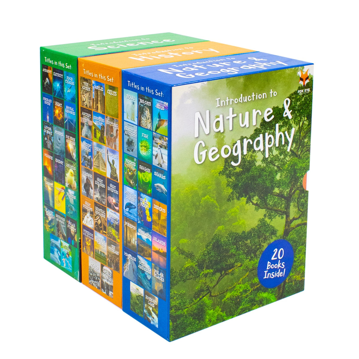 Introduction to History, Science, Geography, Nature for Beginners 60 Books Set Bundle