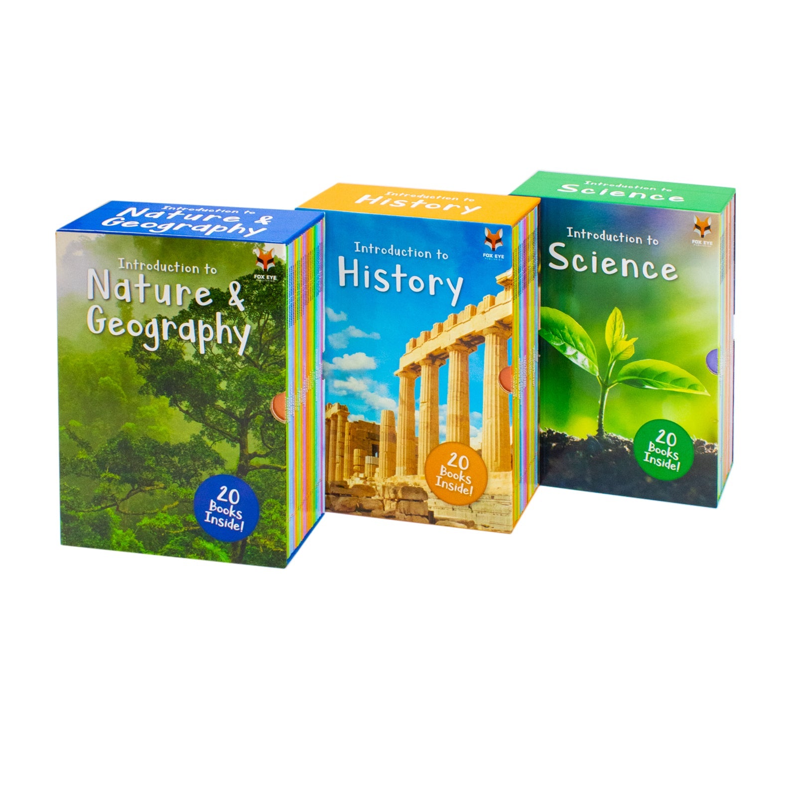 Introduction to History, Science, Geography, Nature for Beginners 60 Books Set Bundle