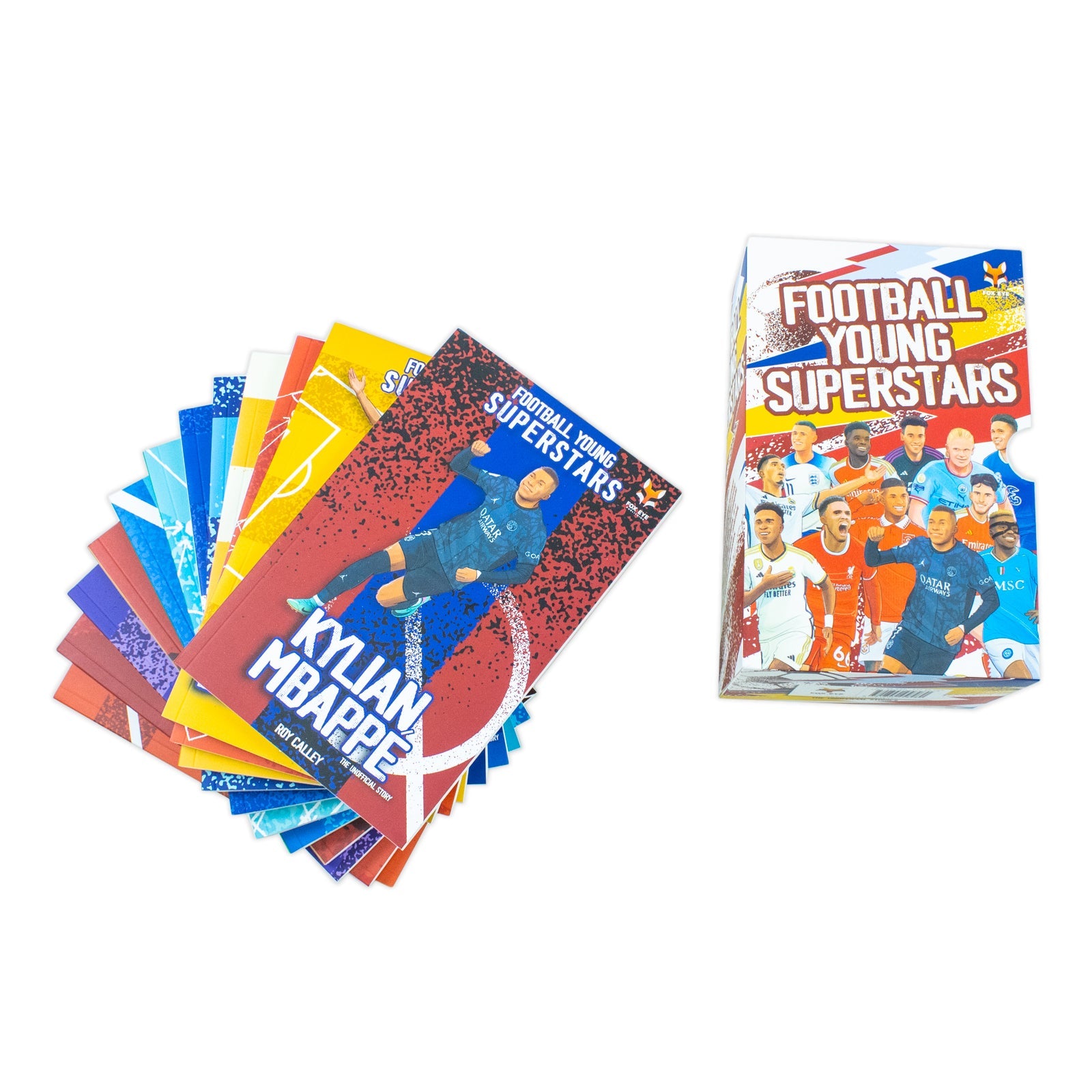 Football Young Superstars 12-Book Box Set | Inspiring Children's Sports Books on Jude Bellingham, Rashford, Mbappe, Haaland & More – Ages 12+
