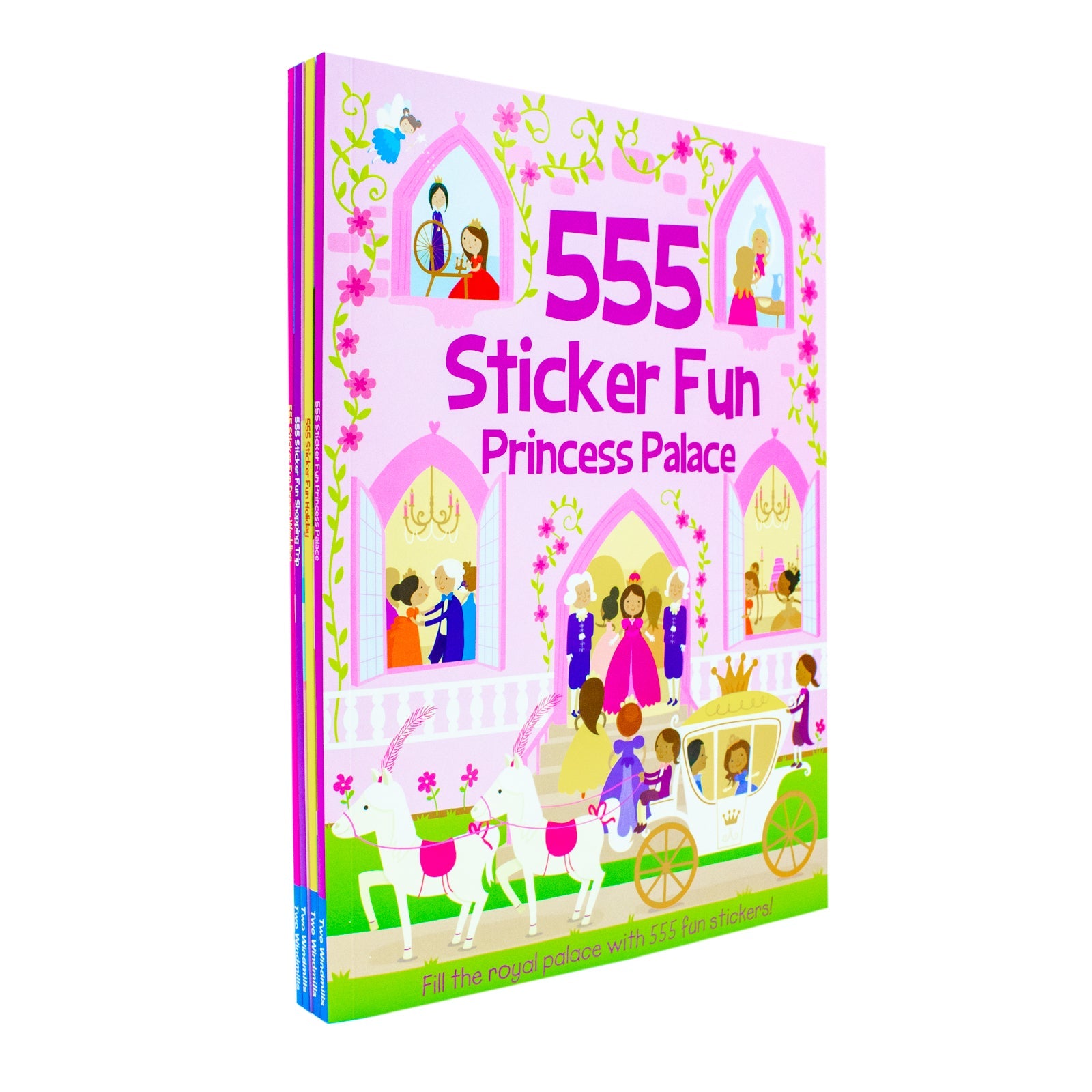 Sticker Dress Up 4-Book Activity Collection for Kids | 555+ Fun Stickers – Fashion, Holiday, Princess, Wedding Themes | Creative & Educational Play