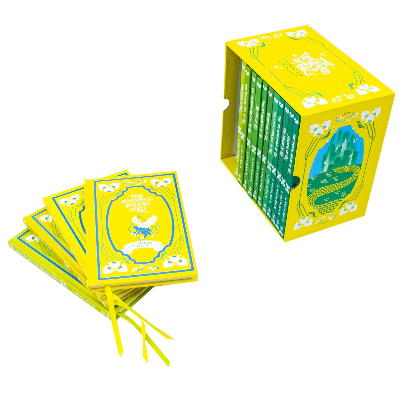 The Wizard of Oz 15-Book Hardcover Collection for Young Readers–Classic Illustrated Fantasy Adventure Tales of Magic Imagination Fun & Family Series