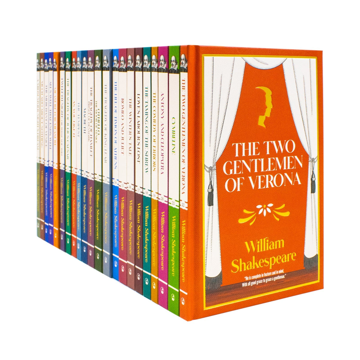 The William Shakespeare Complete Collection 22 Books Box Set (The Two Gentlemen of Verona, Macbeth, As You Like It & More!) | Hardcover