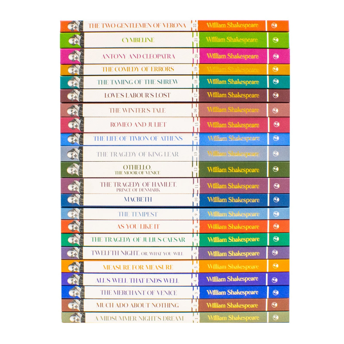 The William Shakespeare Complete Collection 22 Books Box Set (The Two Gentlemen of Verona, Macbeth, As You Like It & More!) | Hardcover