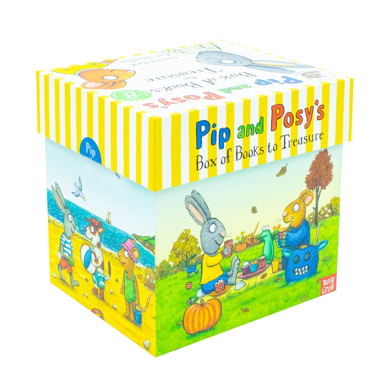 Pip and Posy's Box Set of 8 Books to Treasure - Everyday Toddler Adventures and help children learn about the values of friendship and kindness| Board Books