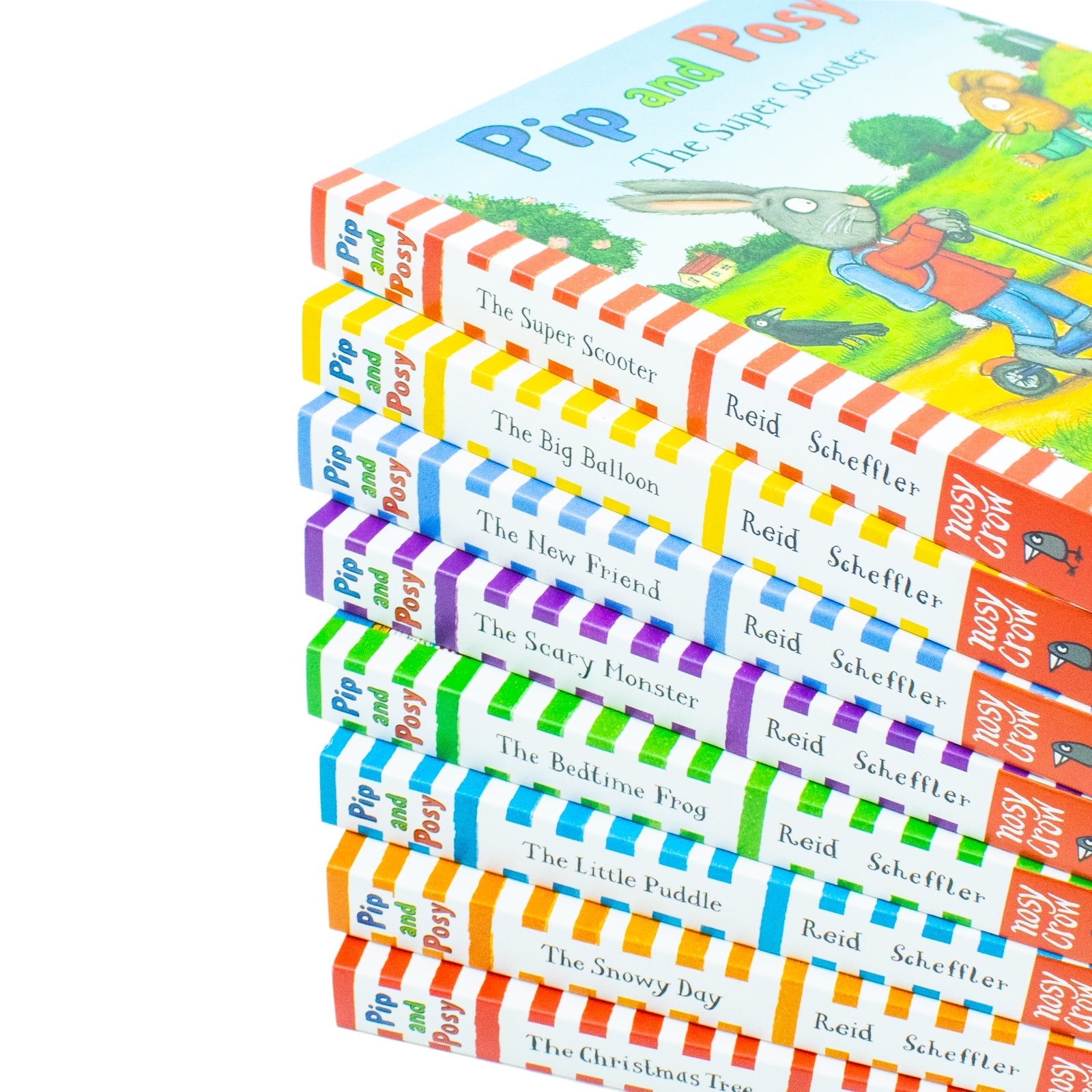 Pip and Posy's Box Set of 8 Books to Treasure - Everyday Toddler Adventures and help children learn about the values of friendship and kindness| Board Books