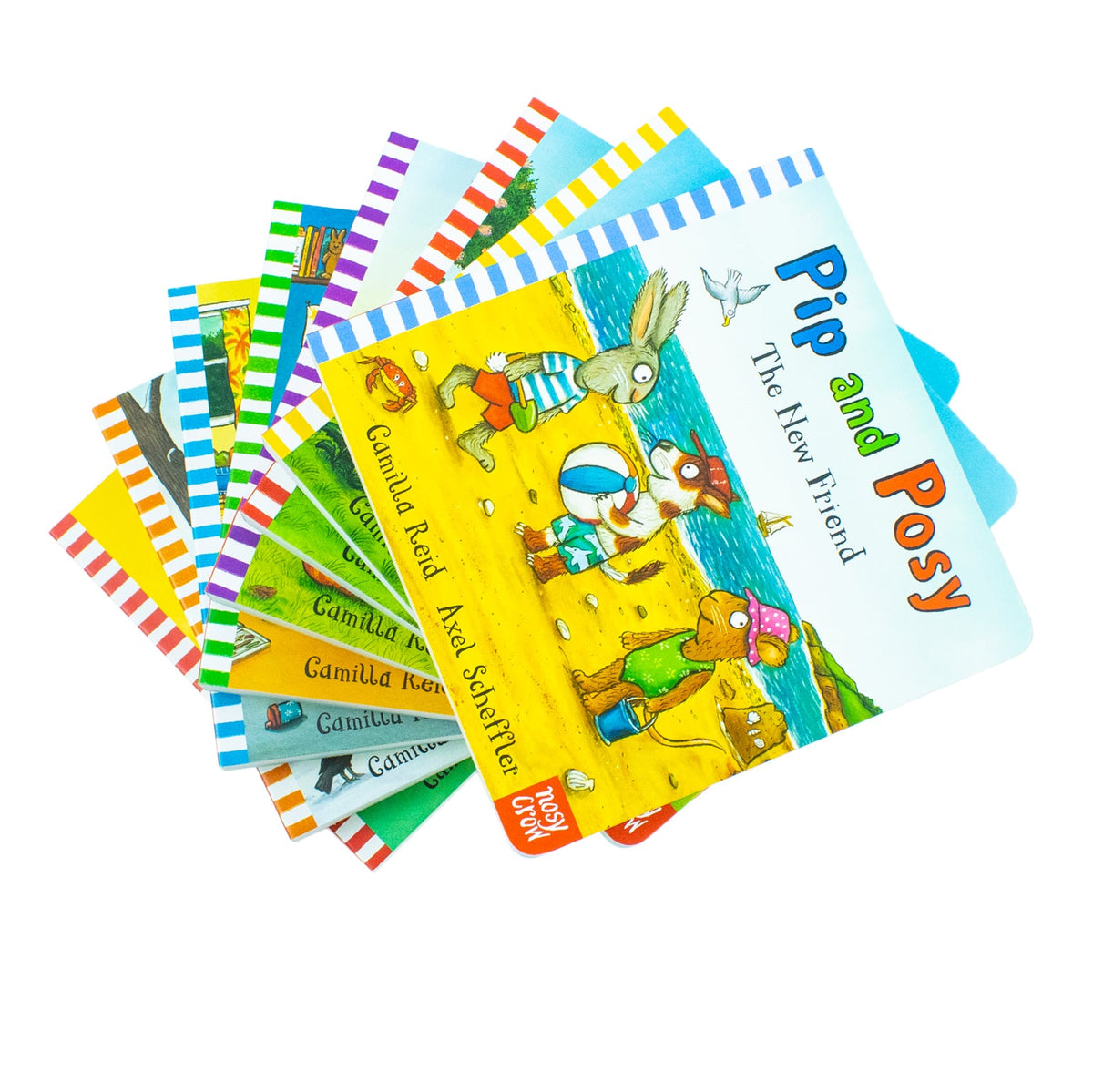 Pip and Posy's Box Set of 8 Books to Treasure - Everyday Toddler Adventures and help children learn about the values of friendship and kindness| Board Books