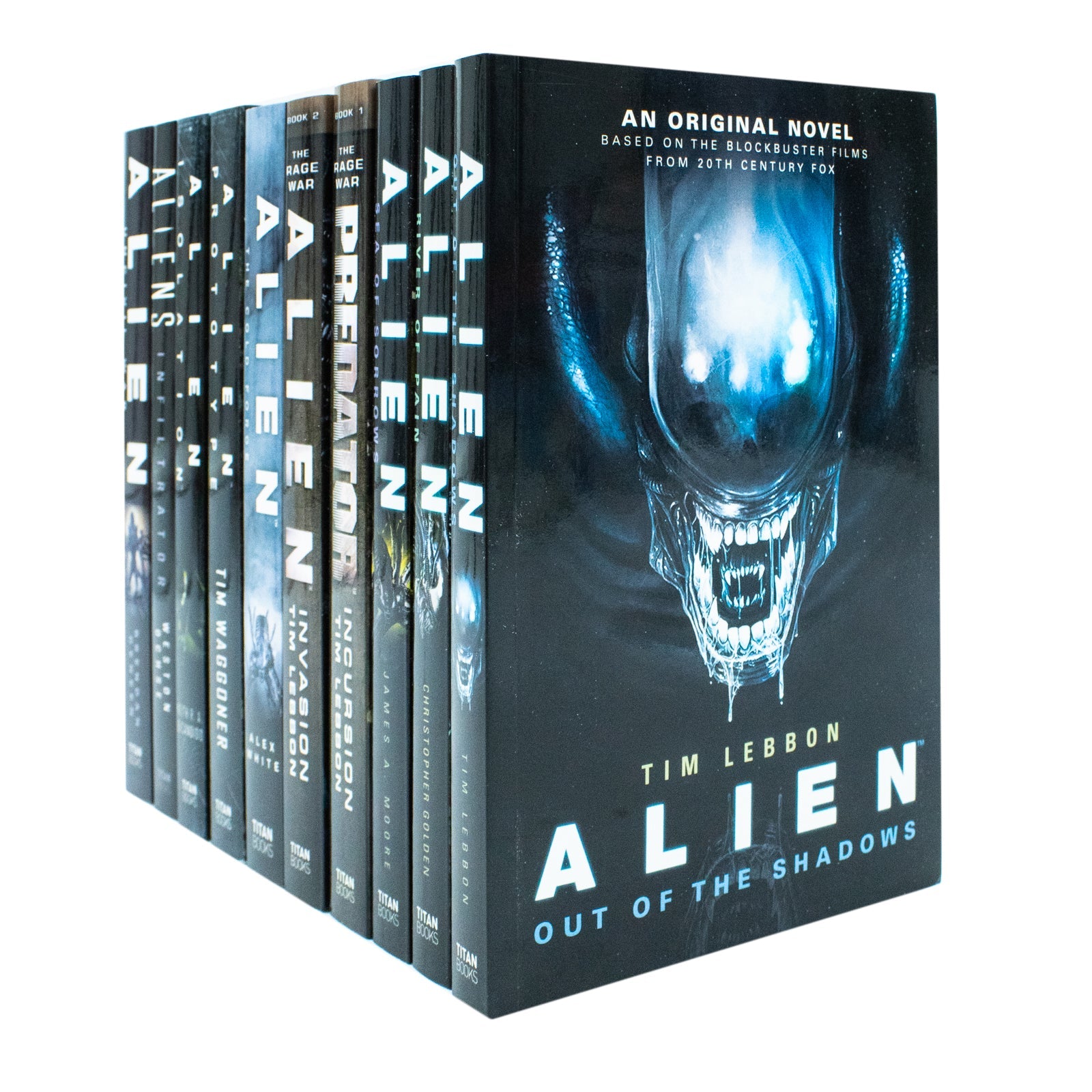 Alien Series 10 Books Collection Set by Tim Lebbon (Sea of Sorrows, River of Pain, Invasion, The Cold Forge, Prototype, Uncivil War and MORE!) | Paperback)