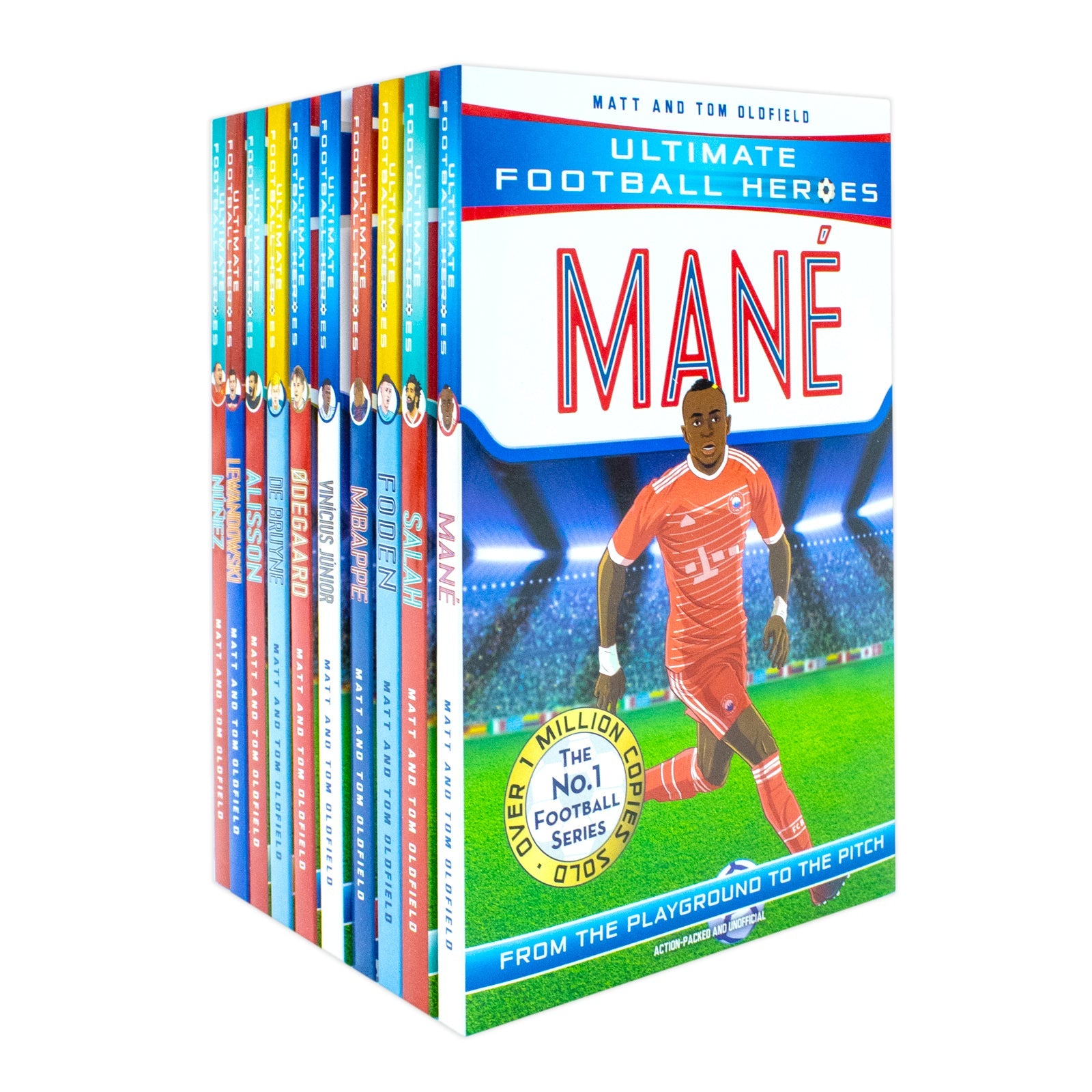 The Ultimate Football Heroes Book Set Series 2: 10 Iconic Player Stories (Suarez, Salah, Mbappé, Mane, Kante, Alisson& More!