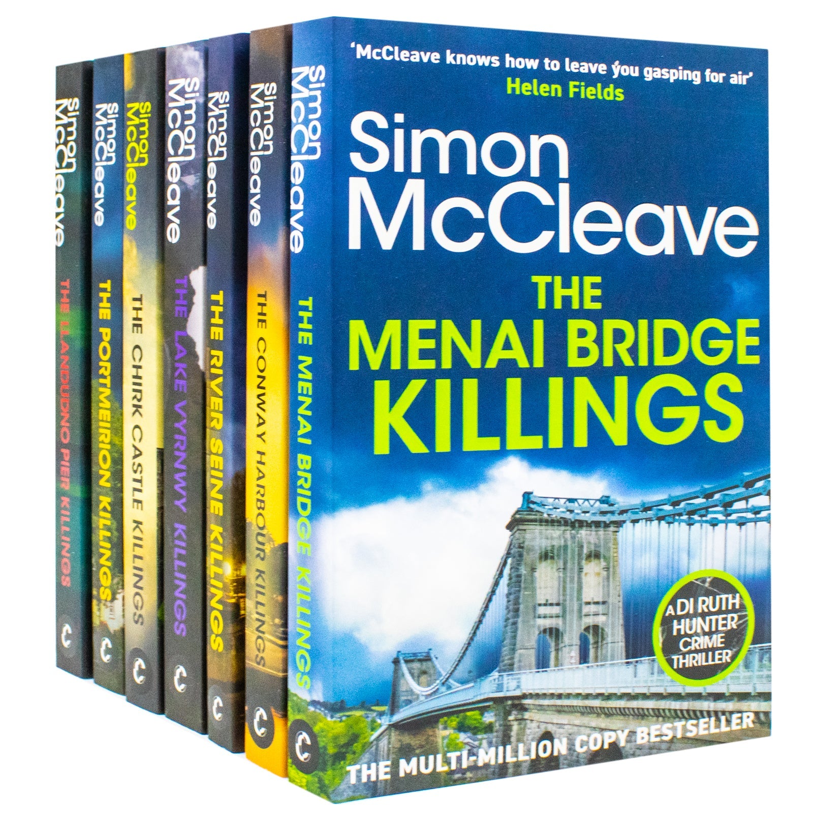 Simon Mccleave Series 8-14 Books Collection Set ( The River Seine, The Llandudno Pier, The Lake Vyrnwy, The Portmeirion, The Menai Bridge, The Conway Harbaour, The Chirk Castle)