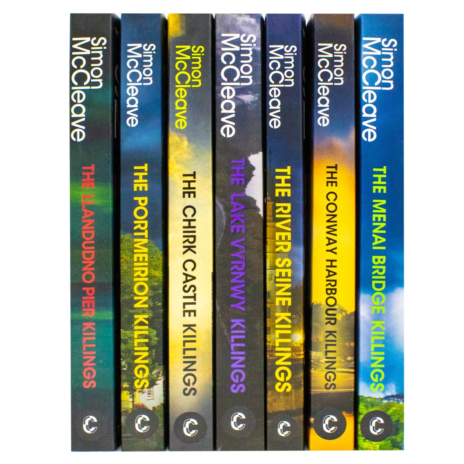 Simon Mccleave Series 8-14 Books Collection Set ( The River Seine, The Llandudno Pier, The Lake Vyrnwy, The Portmeirion, The Menai Bridge, The Conway Harbaour, The Chirk Castle)