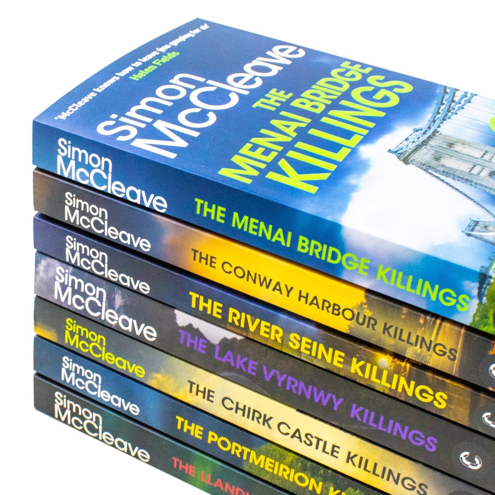 Simon Mccleave Series 8-14 Books Collection Set ( The River Seine, The Llandudno Pier, The Lake Vyrnwy, The Portmeirion, The Menai Bridge, The Conway Harbaour, The Chirk Castle)